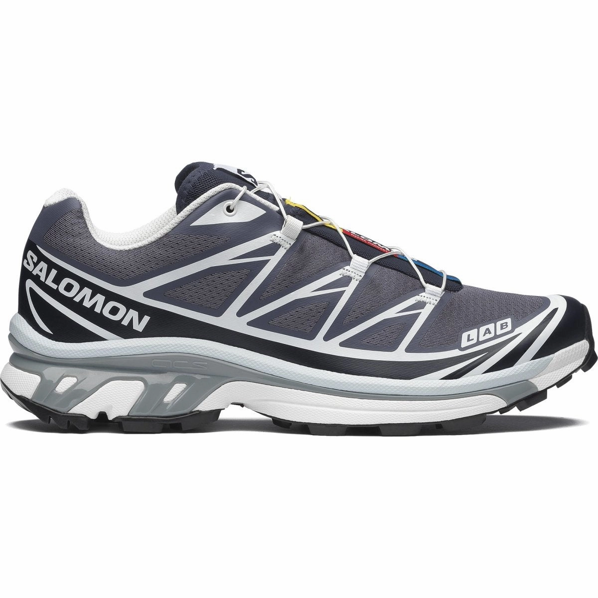 Salomon XT-6 Grisaille/Blue Nights/Violet  Sneakers Sneakers For The Office