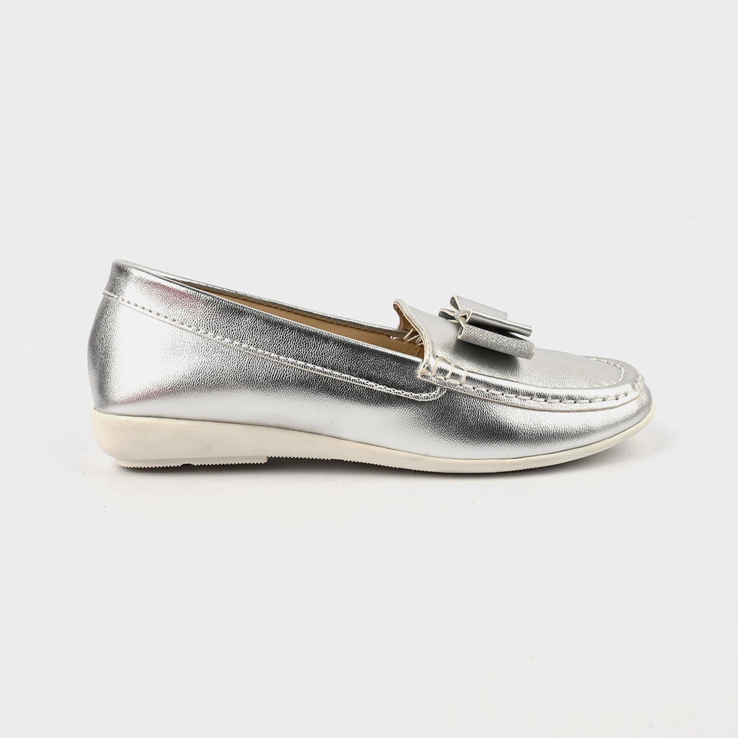 Born Loafers Girls Loafer JV-02-SILVER