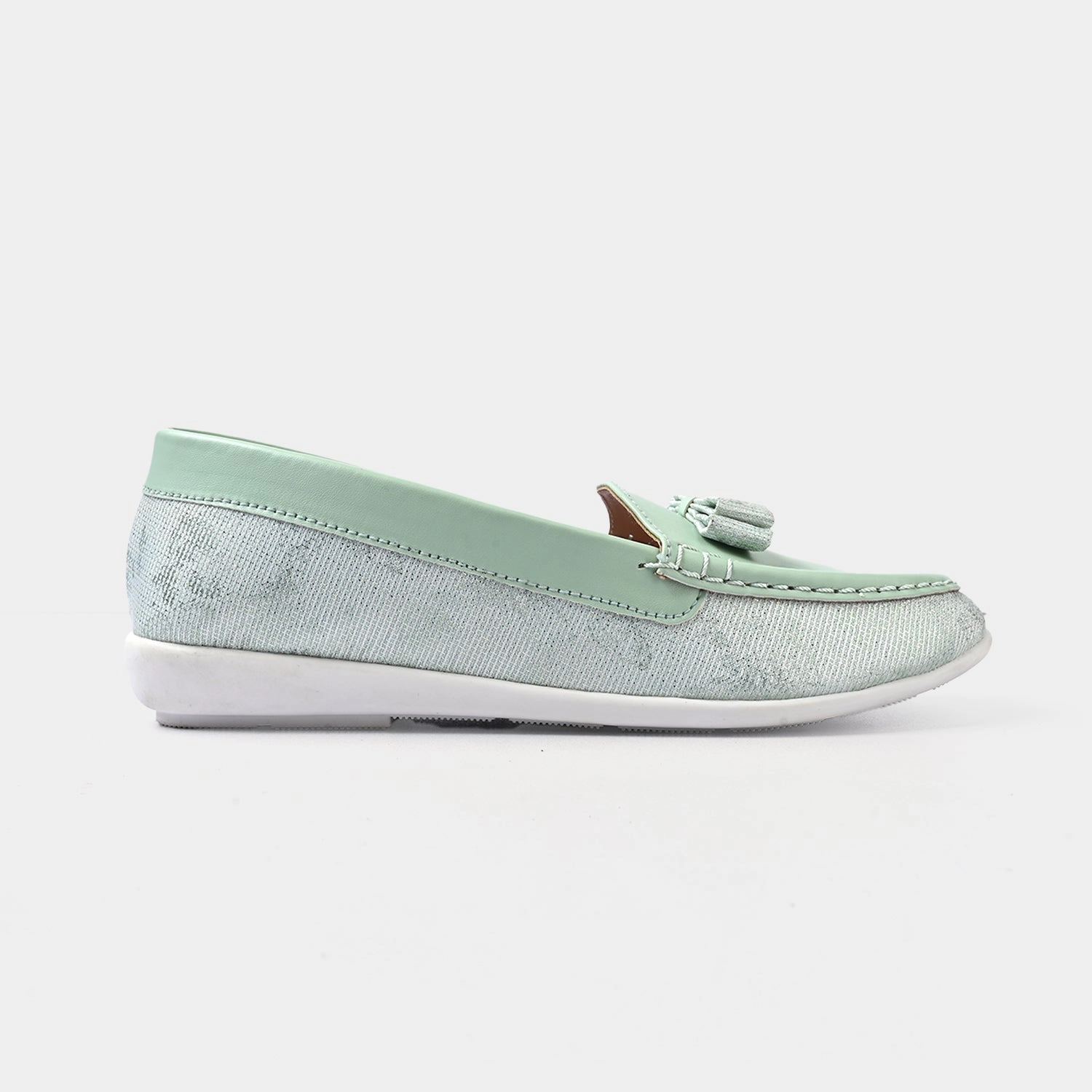 Best Quality Loafers Girls Loafer JV-12-Sea.Green