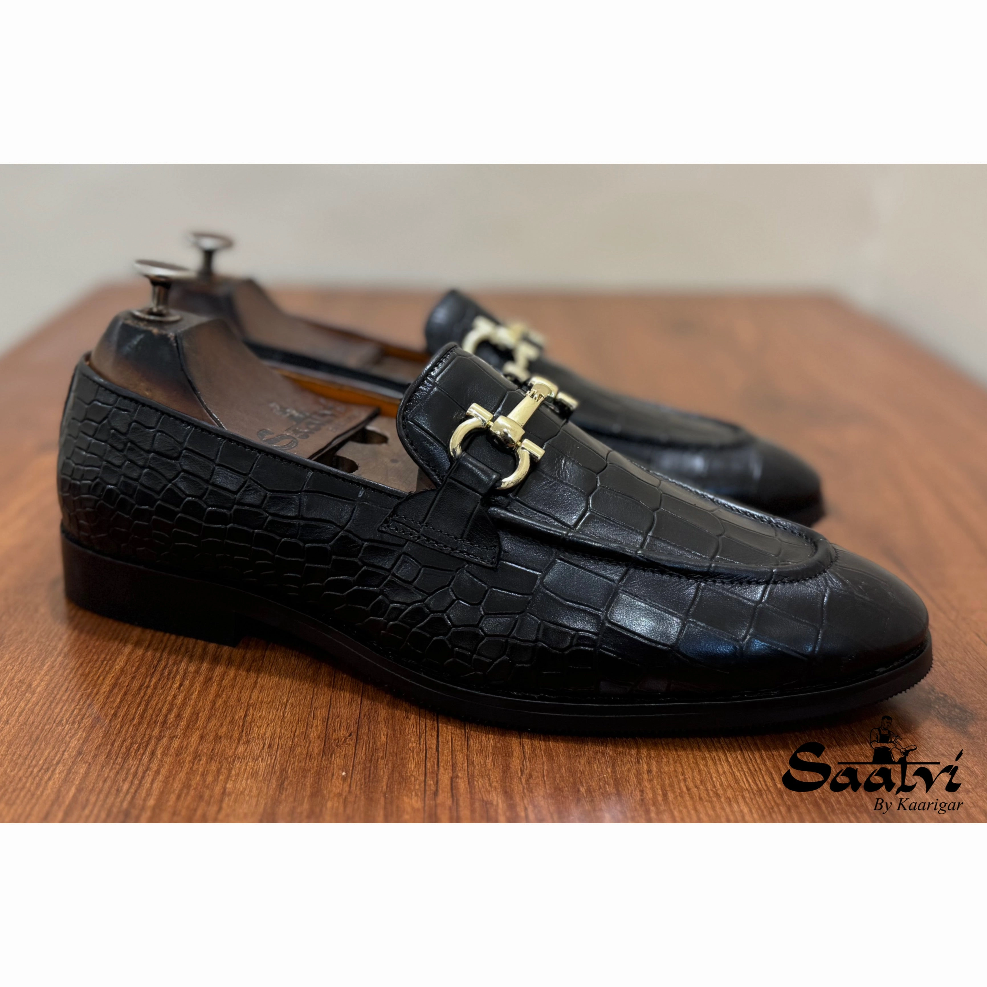 Stacy Adams Loafers Horsebit Loafers Croco - H