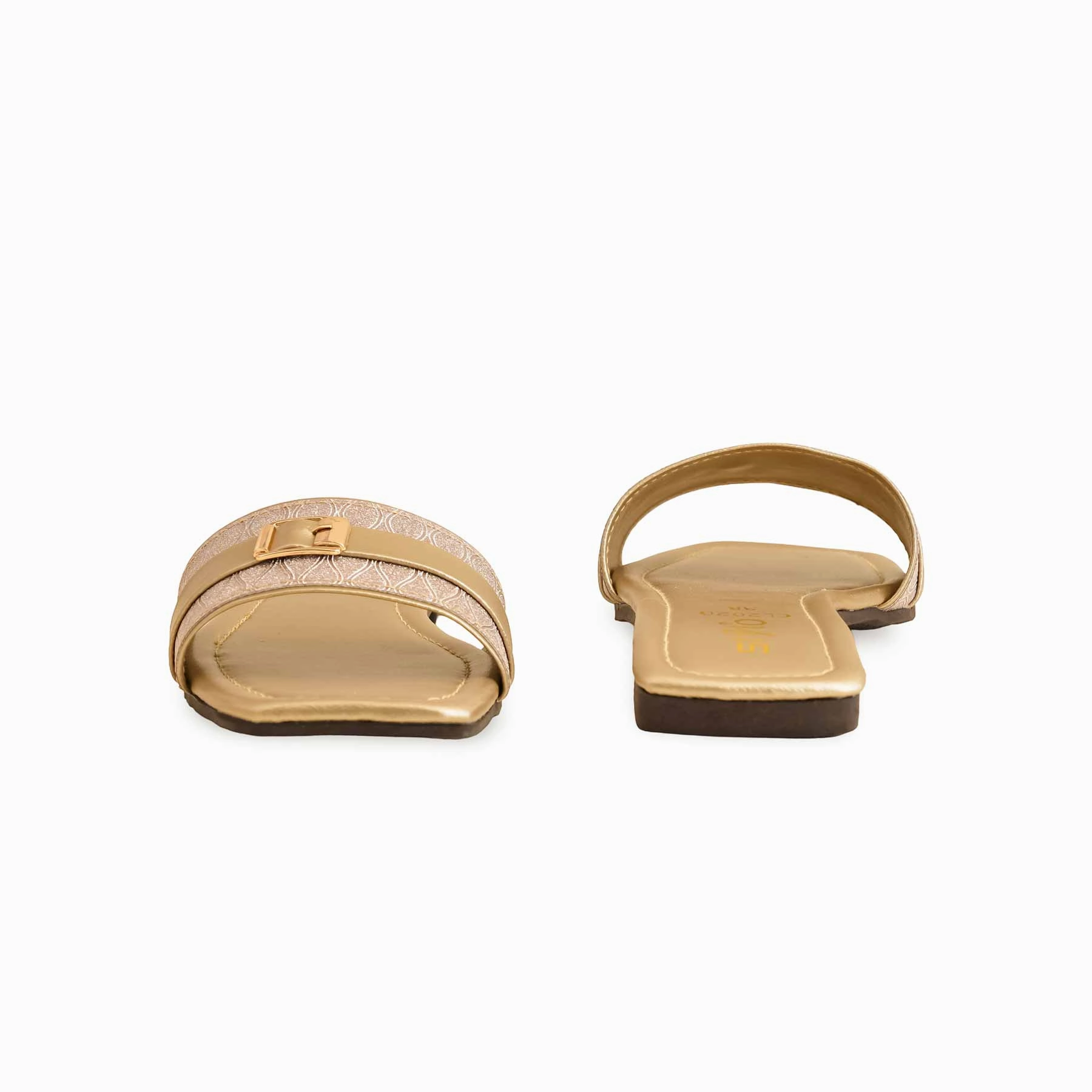 Golden Casual Slipper CL2020 Wearable Cinderella Glass Slippers