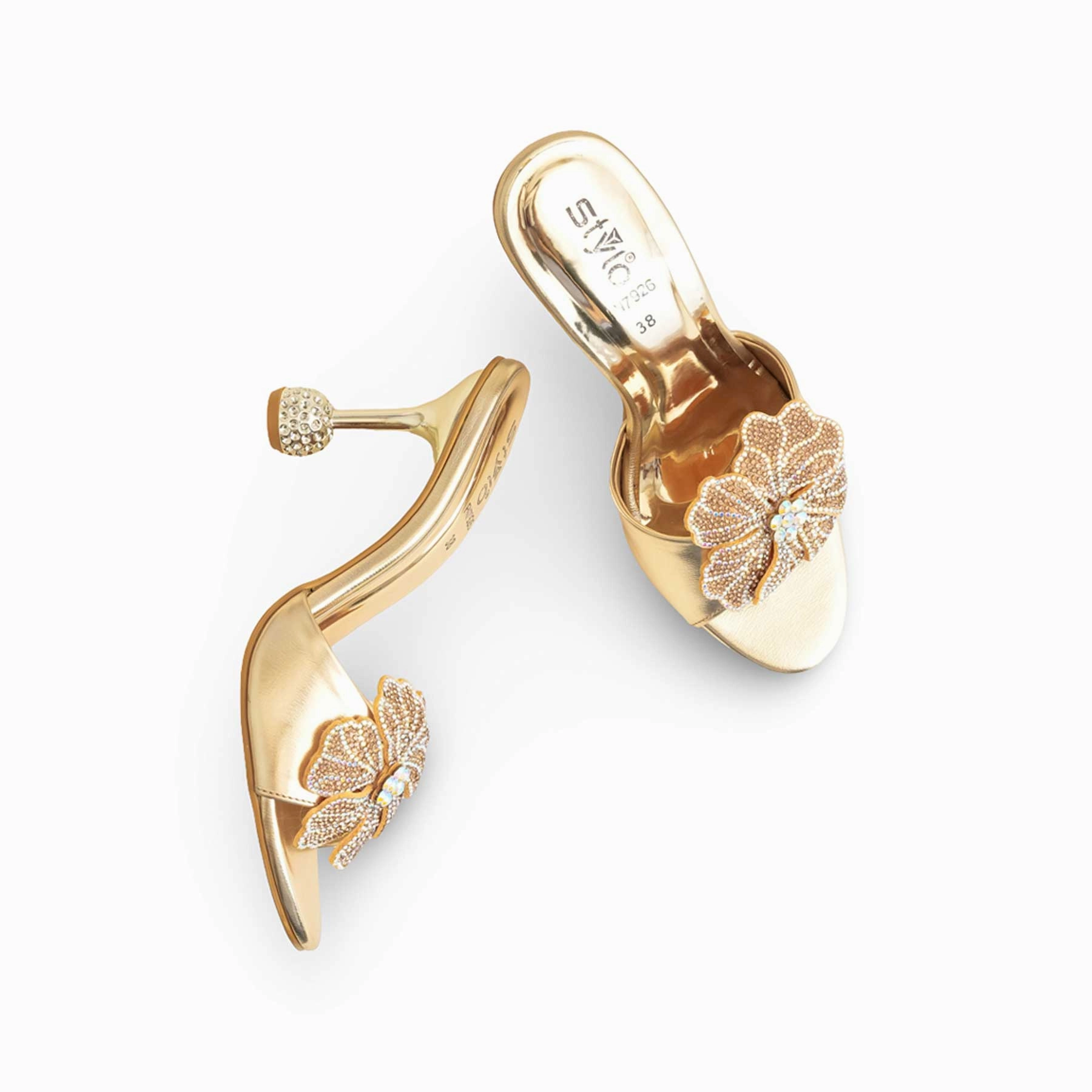 Golden Fancy Bridal Slipper FN7926 Chihuahua Slippers