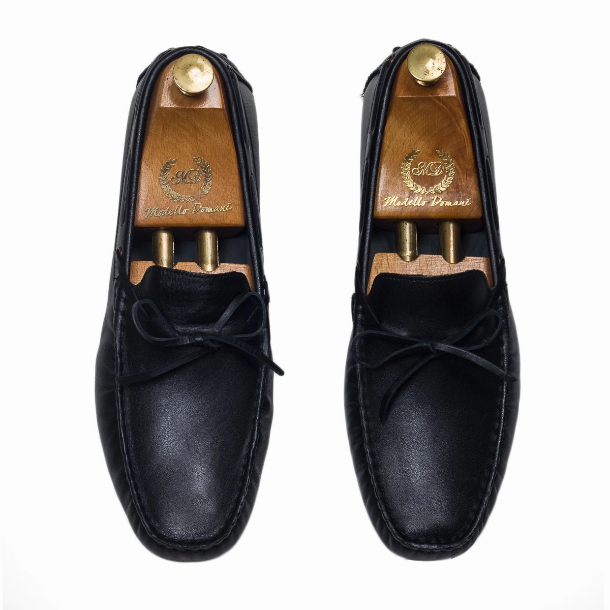 Gommino Leather Bow Loafers (Black) Roger Vivier Loafers