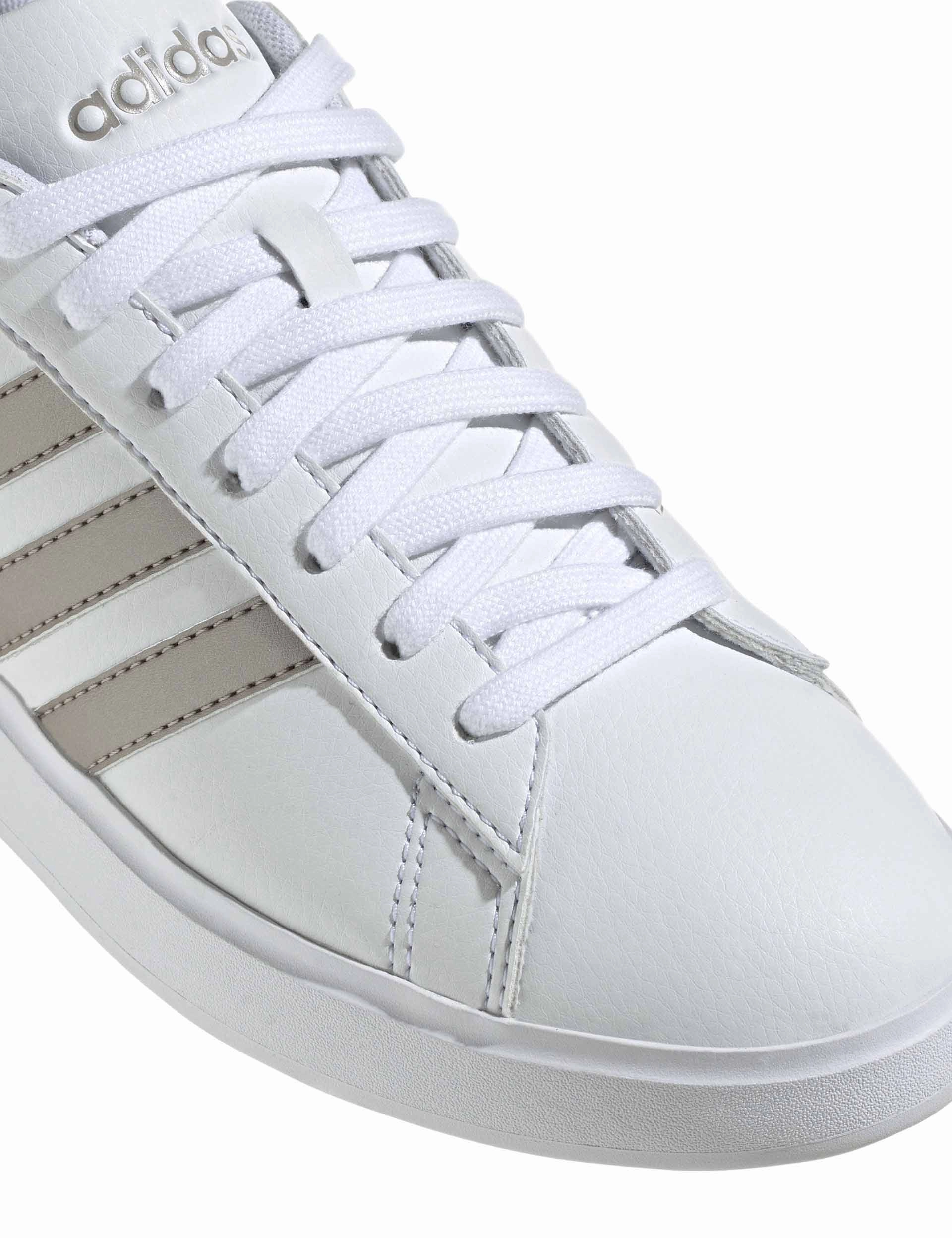 Adidas Terrex Anylander Rain Rdy Hiking Shoes Grand Court 2.0 Shoes - Cloud White/Platinum Metallic