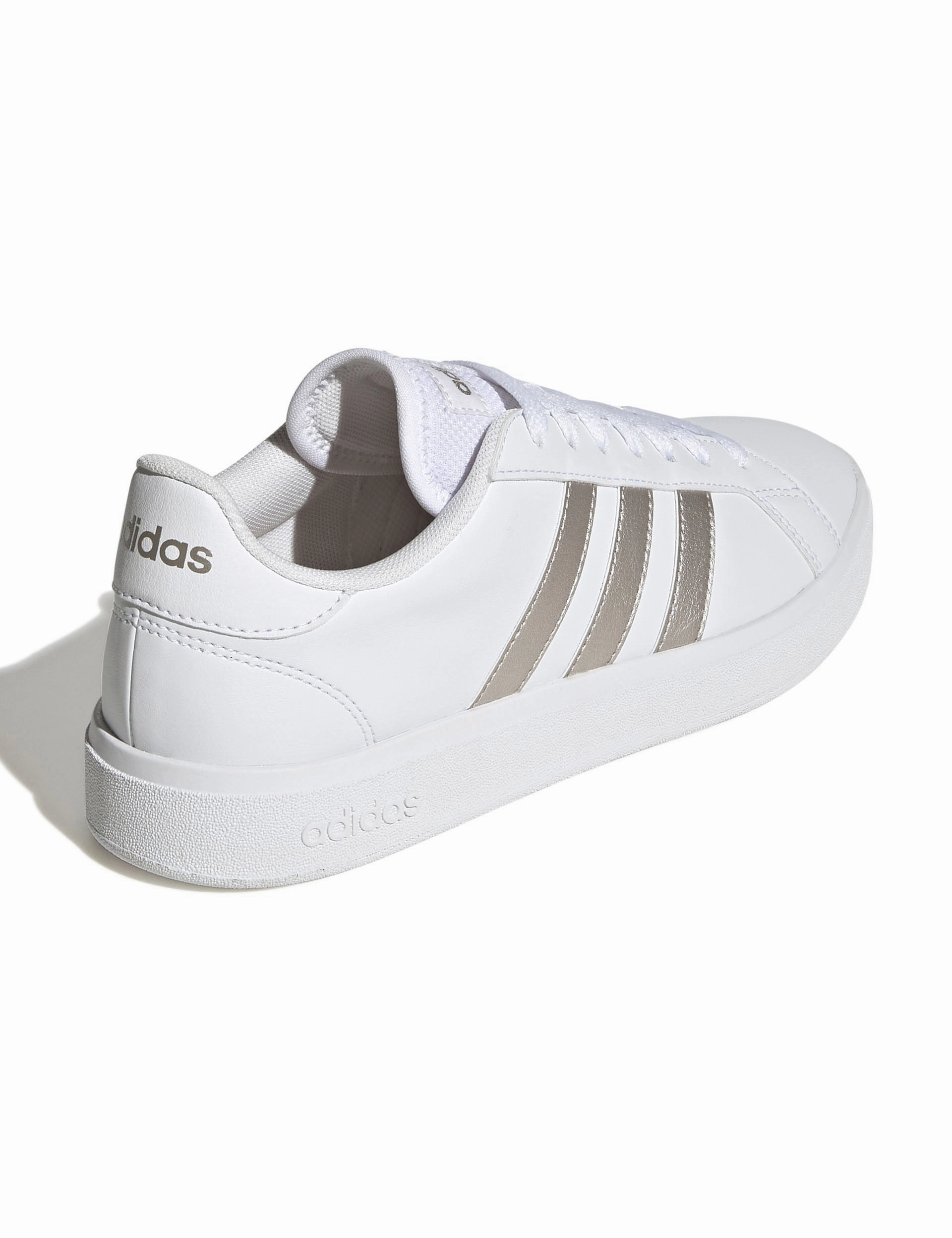 Grand Court Base 2.0 Shoes - Cloud White/Platinum Metallic Adidas Golf Shoes Size 15