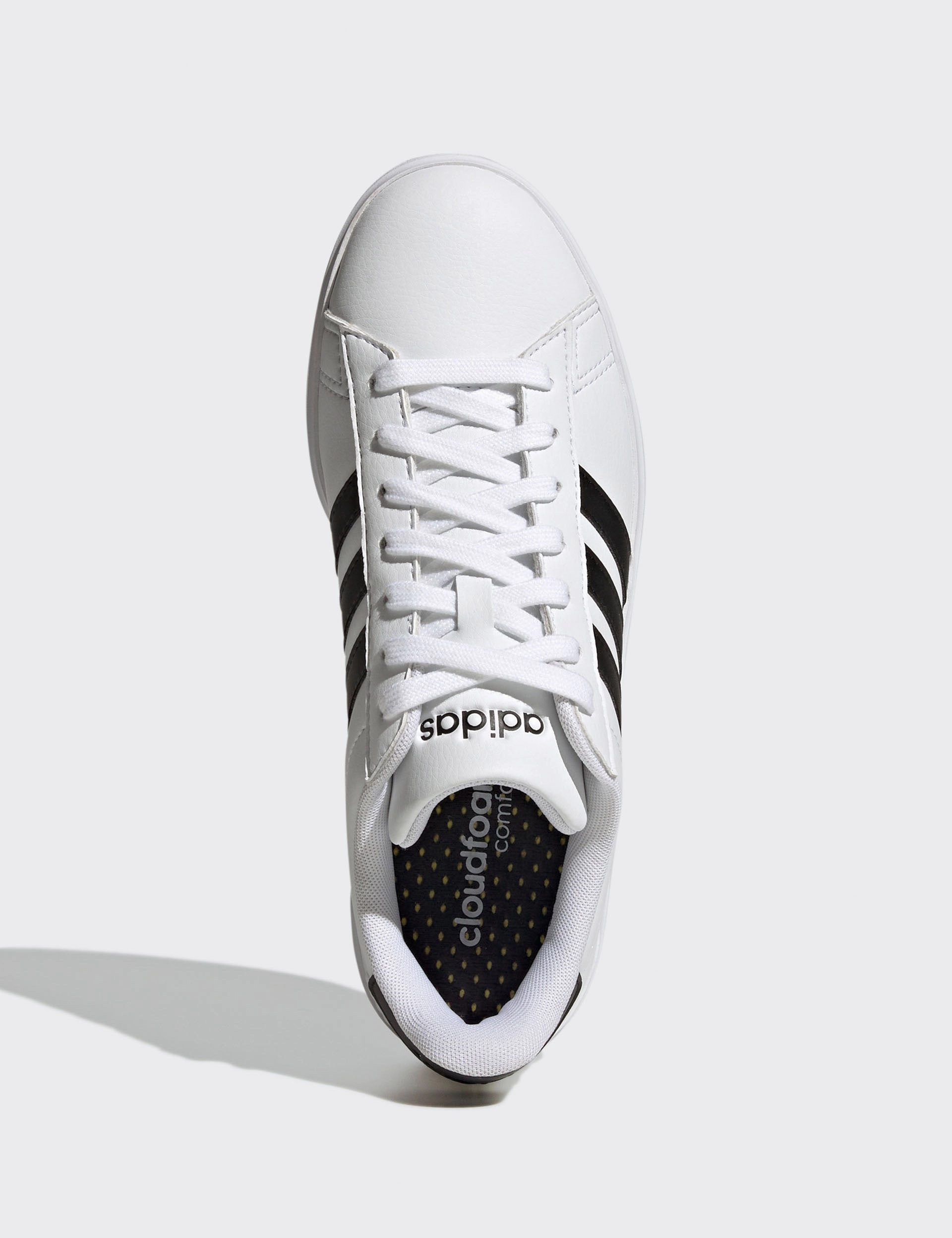 Adidas Super Star Shoes Grand Court Cloudfoam Lifestyle Court Comfort Shoes - Cloud White/Core Black