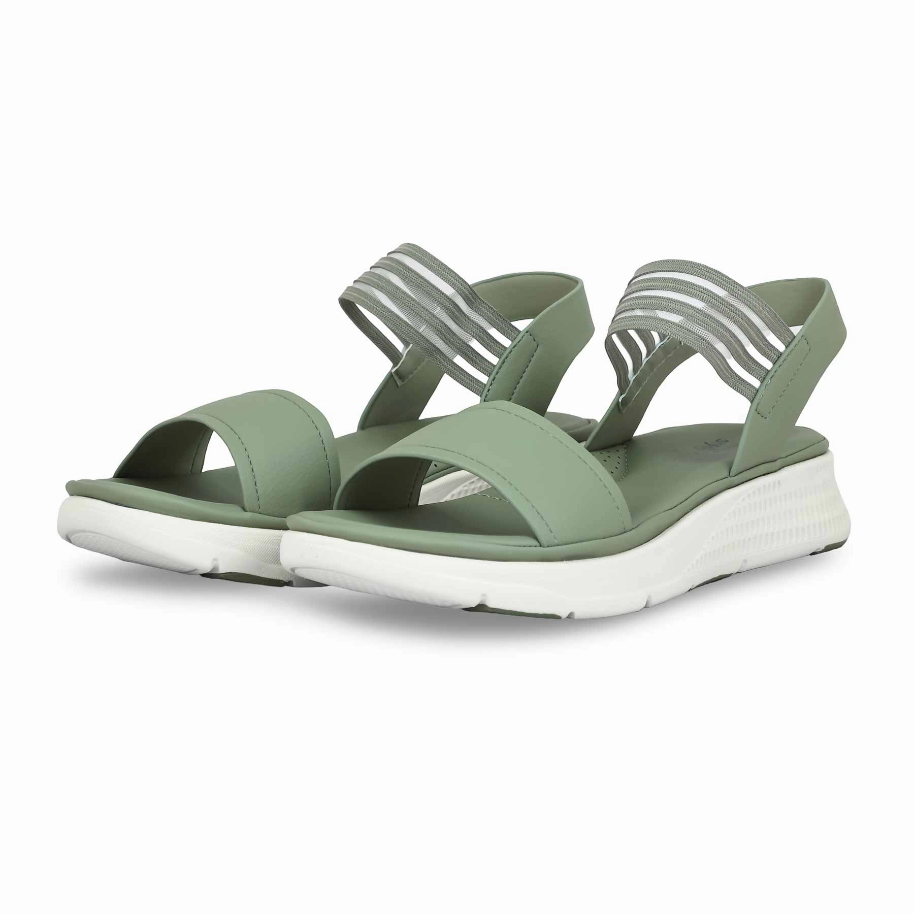 Slides With Tiger Green Formal Sandal PU0360