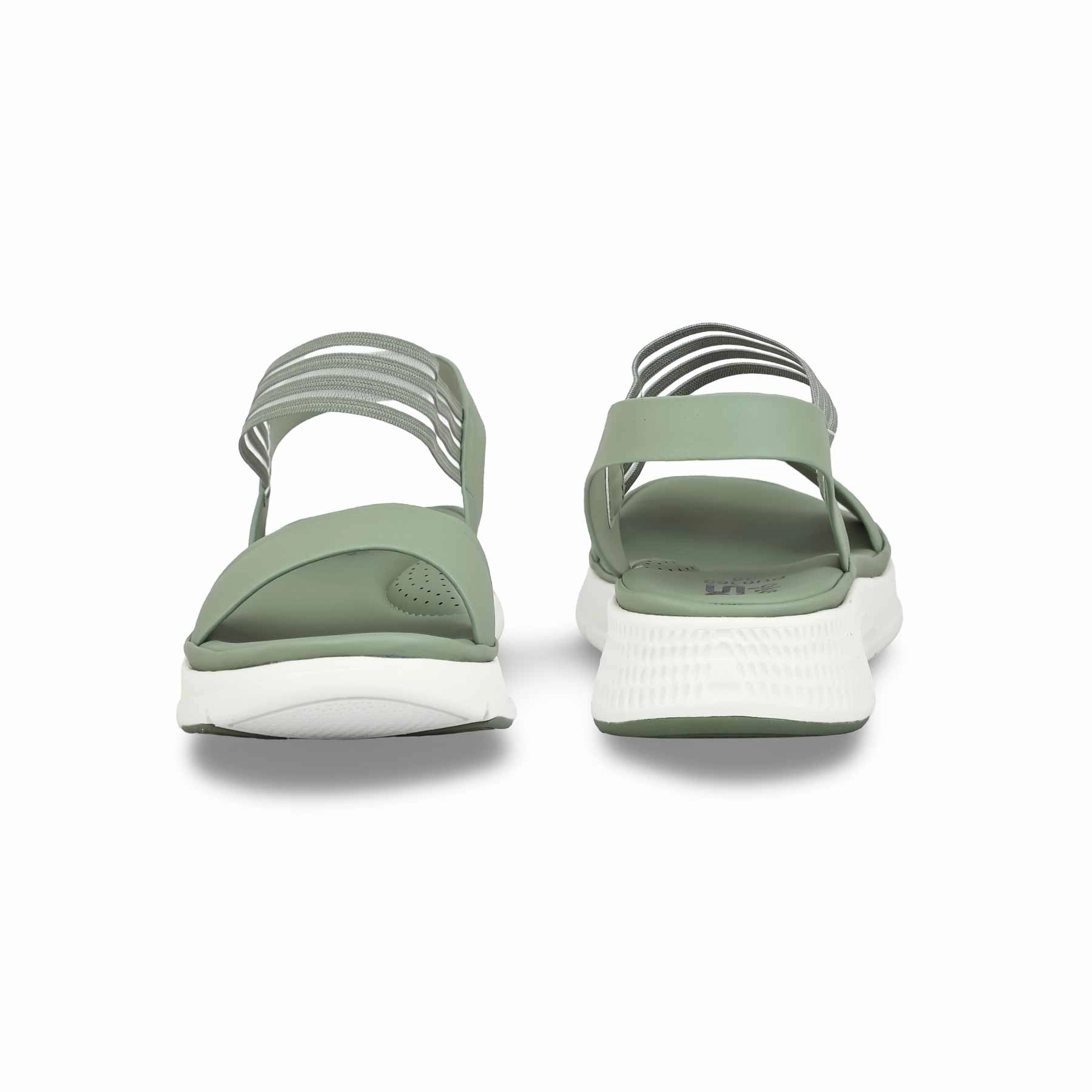 Scuff Sis Slippers Green Formal Sandal PU0360