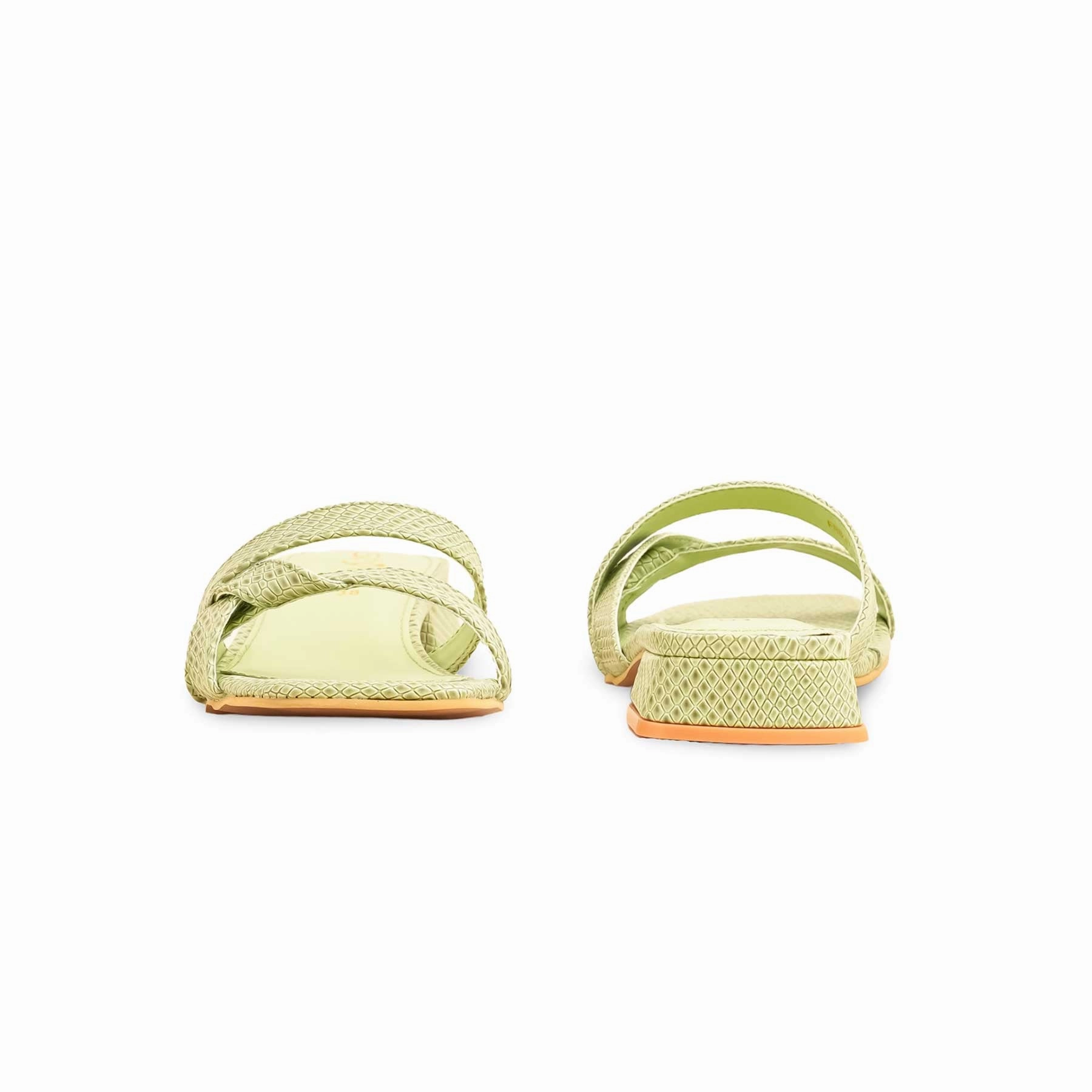 Green Formal Slipper For Ladies FR8375 Best Slides Dupes