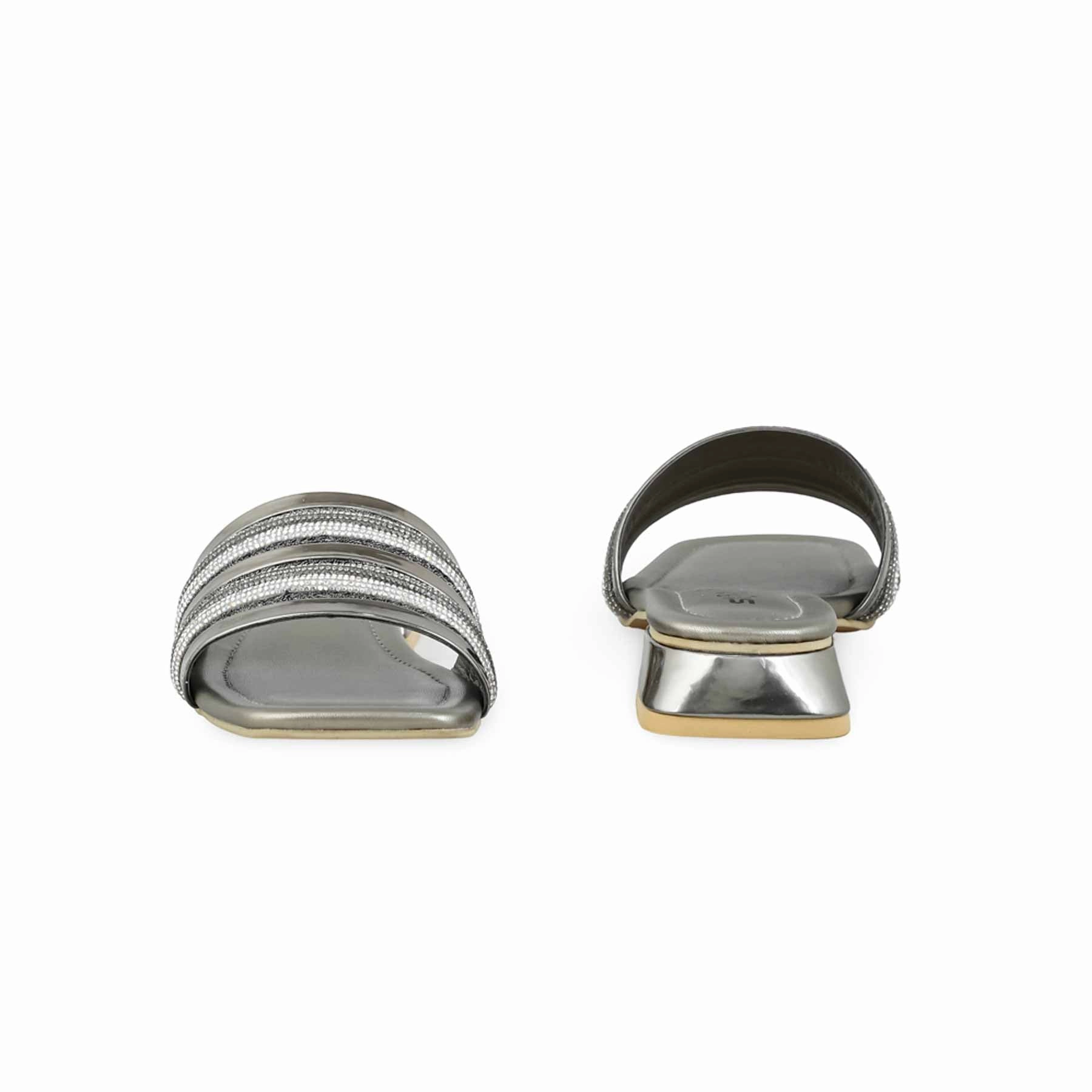 Grey Fancy Slipper FN7946 Kadee Slide