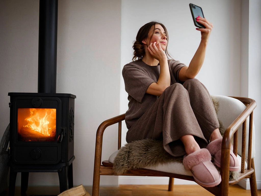 Childrens Slip On Slippers Haflinger Sheepskin Slippers North Star Rosewood