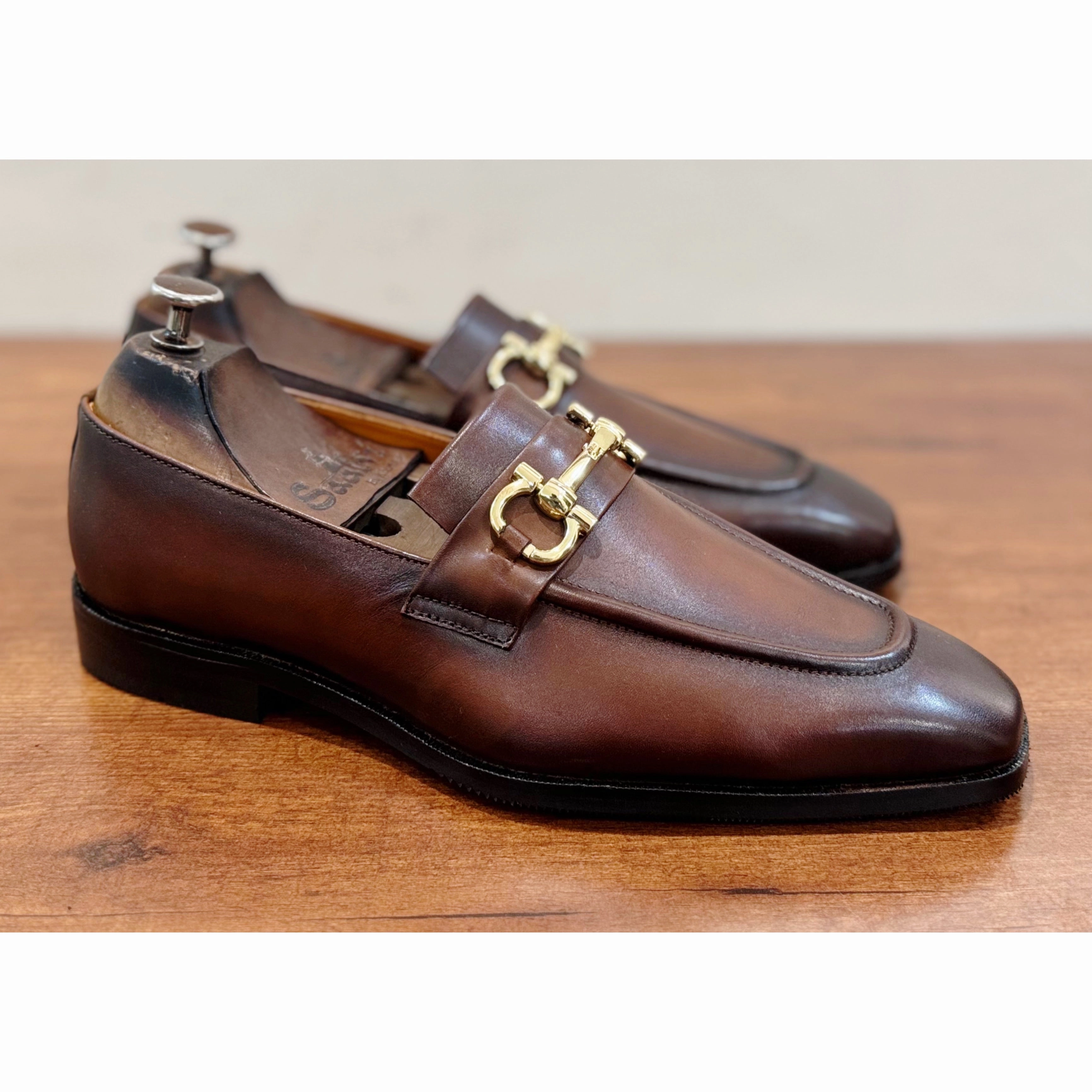 Best Loafers Hand Patina Loafers Cognac