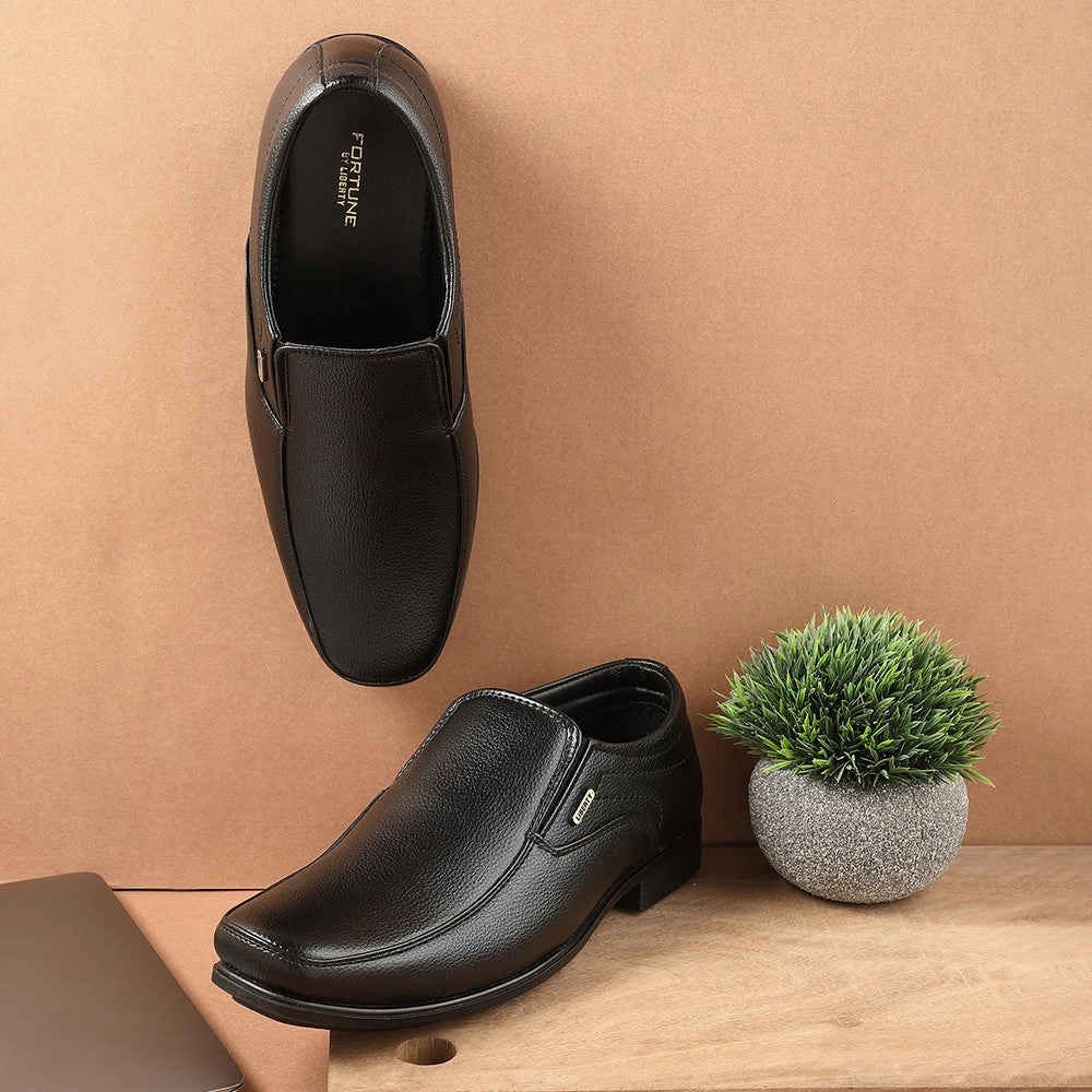 Best Mountain Bike Shoes For Flat Pedals Fortune Black Formal Non Lacing Moccasin For Men H202-02 By Liberty