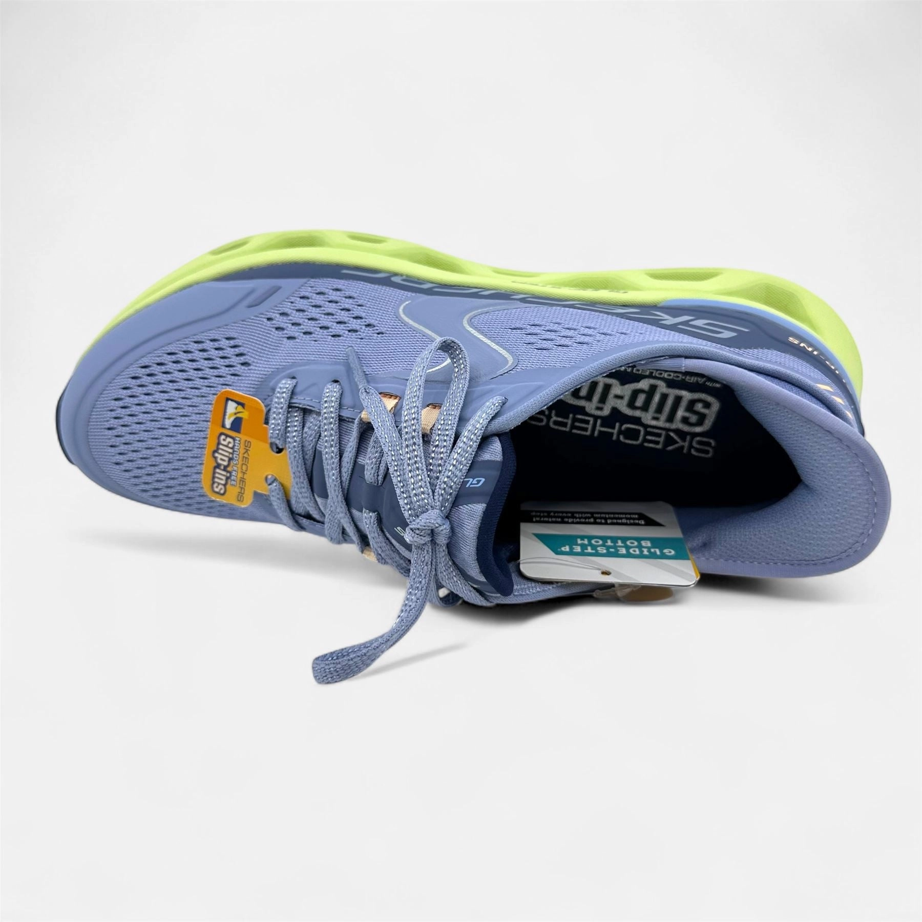 Lowest Price Running Shoes Skechers Glide Step Altus Blue Multicolor Womens Athletic Slip Ins Sneaker