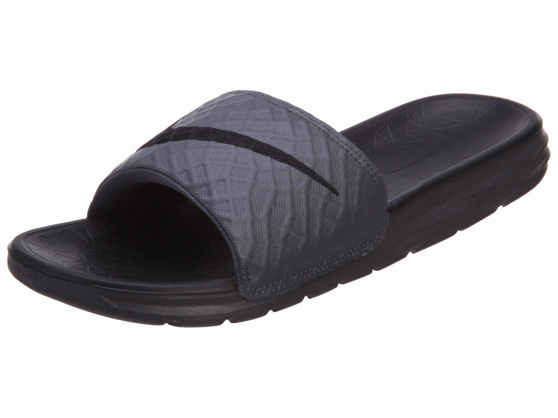 Asics Shoes No Tongue Nike Benassi Solarsoft Slide 2 Mens Style : 705474