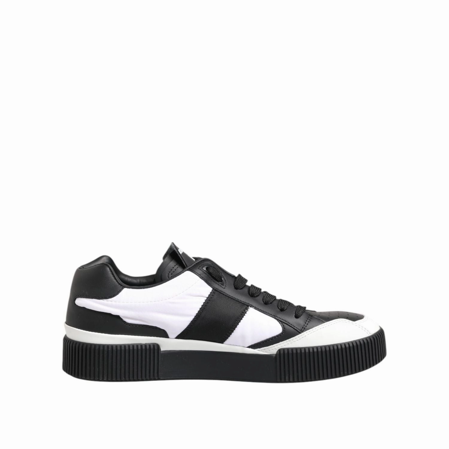 Rick Owens Sneakers Geobasket Dolce & Gabbana Black White Leather MIAMI Low Top Sneakers Shoes