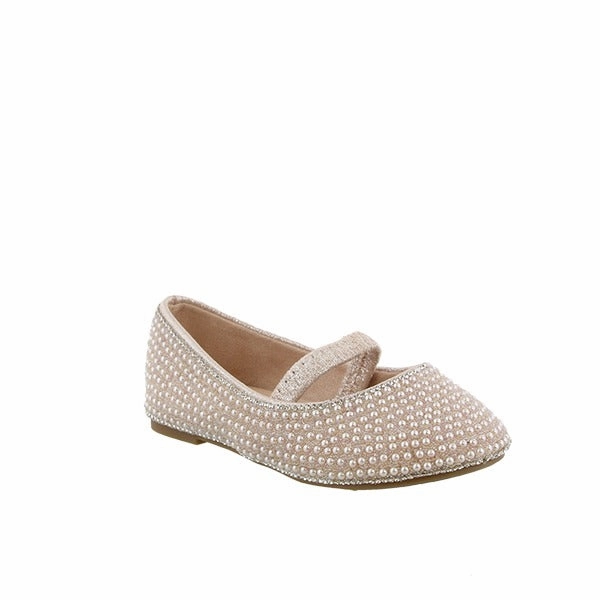 Harper Blush Pearl Flat Dressing Shoes