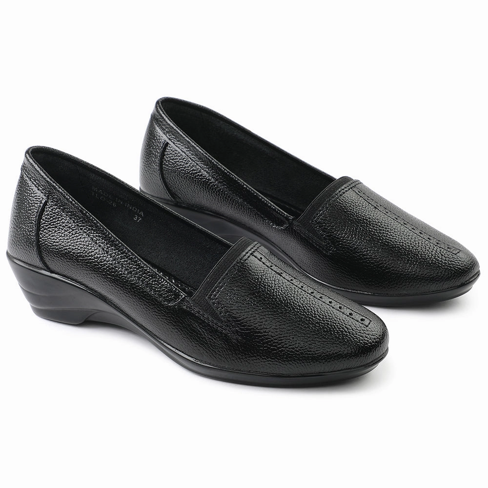 Best Rated Casual Shoes Healers Black Ballerina Shoes For Women TLO-26 By Liberty