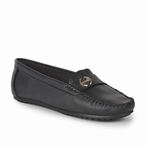 Elaina Loafers Healers Casual Black Loafers For Women GI-SD-301 By Liberty