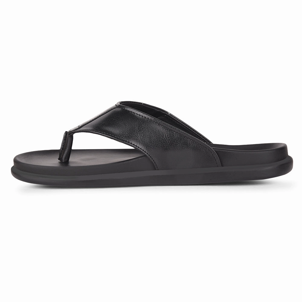 American Made Slippers Healers Casual Black Slippers For Men LEEKS-1 By Liberty