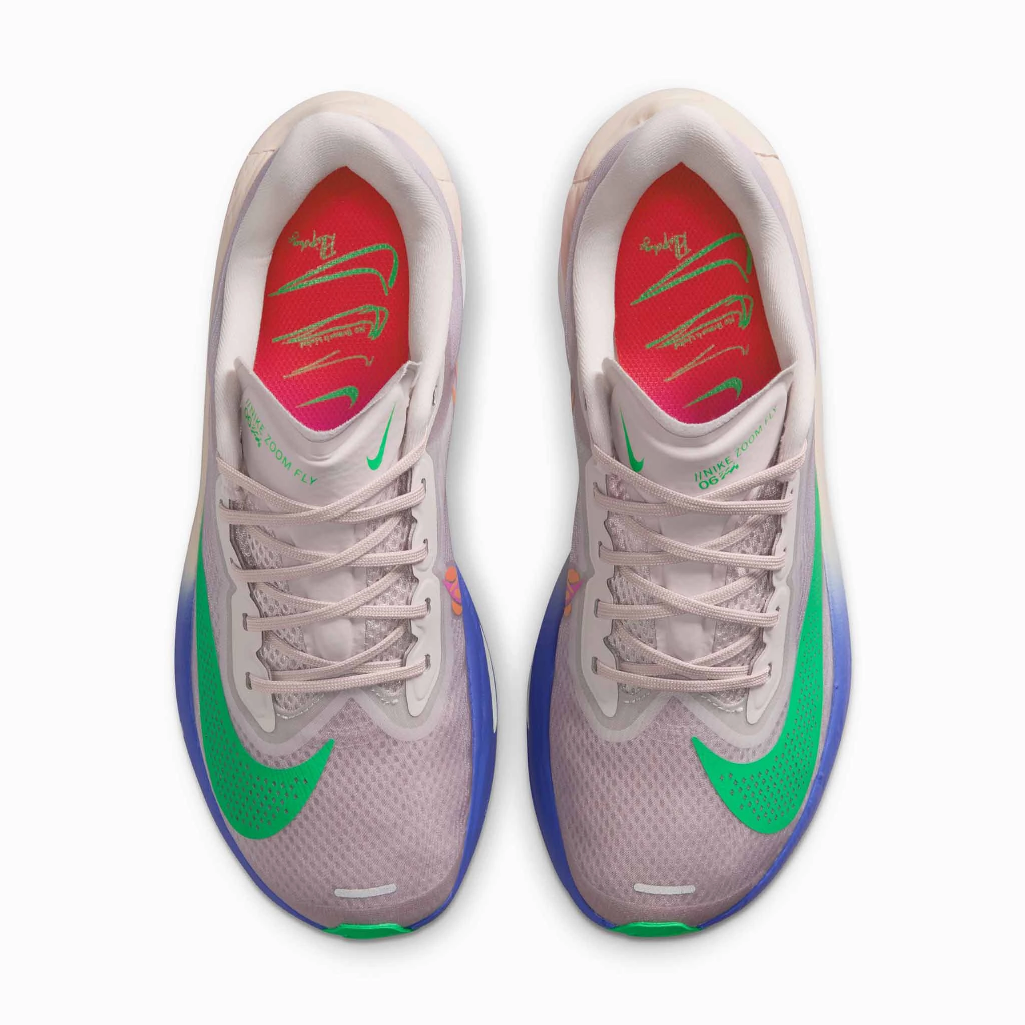 All Asics Tennis Shoes Nike | Women's Zoom Fly 6 "Eliud Kipchoge" Road Running Shoes - Silt Red/Green Shock-Persian Violet