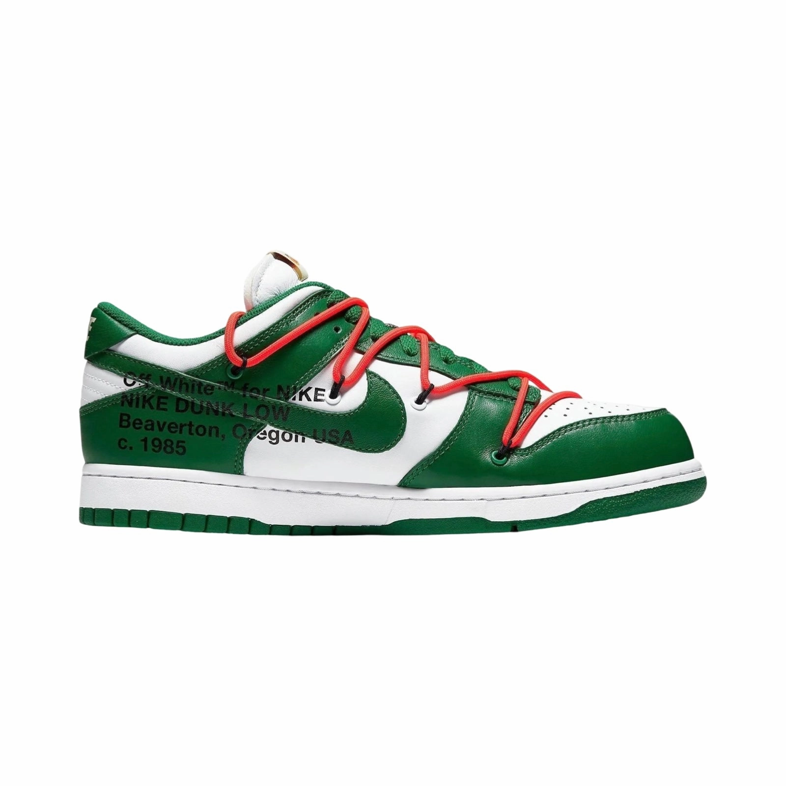 Asics Gel Peake Shoes Off White x Nike Dunk Low Leather White Pine Green