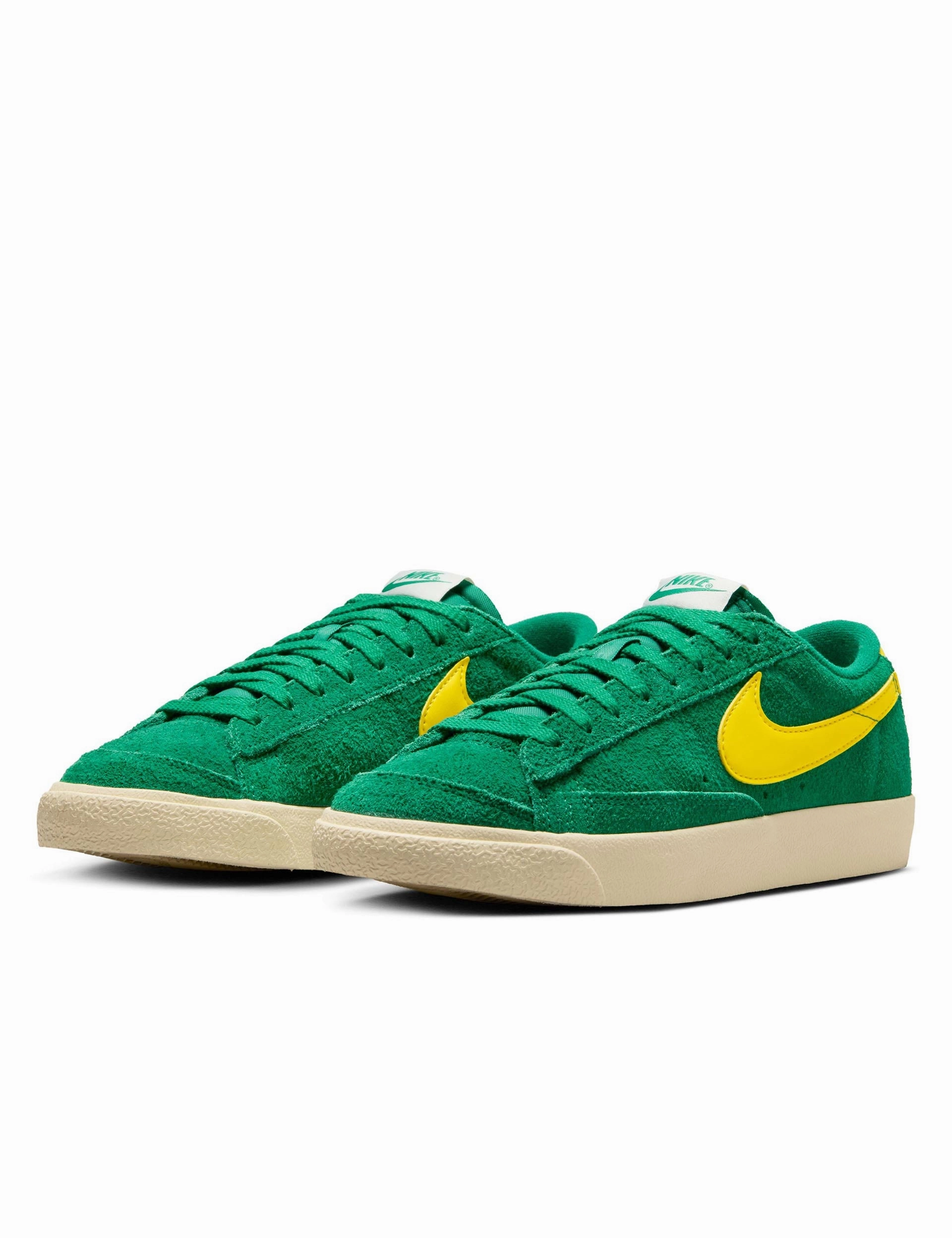Asic Badminton Shoe Blazer Low '77 Vintage Shoes - Malachite/Lightening/Muslin/Sail