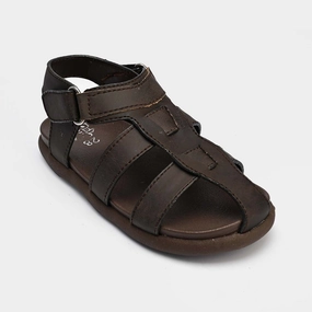 Boys Sandal MH-2211-COFFEE Slides Canvas
