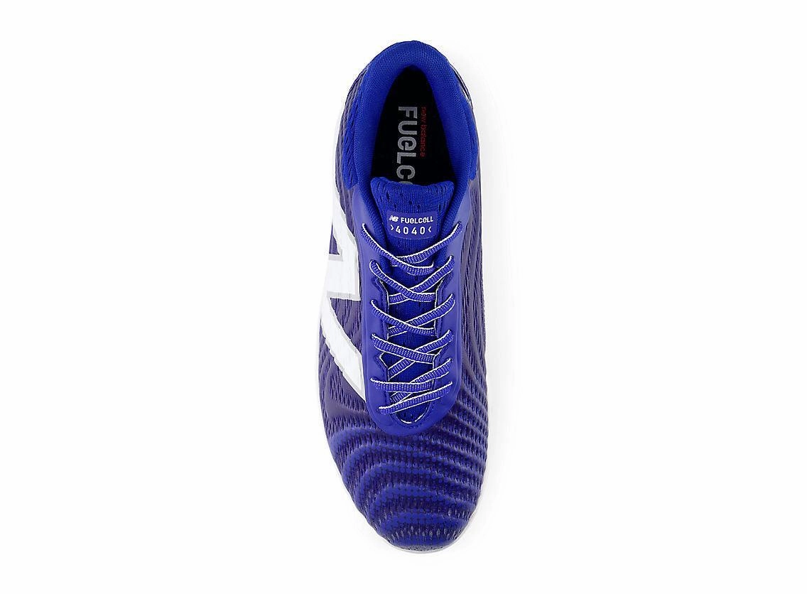Different New Balance New Balance Men's FuelCell 4040 V7 Metal Baseball Cleats - Team Royal / White - L4040TB7