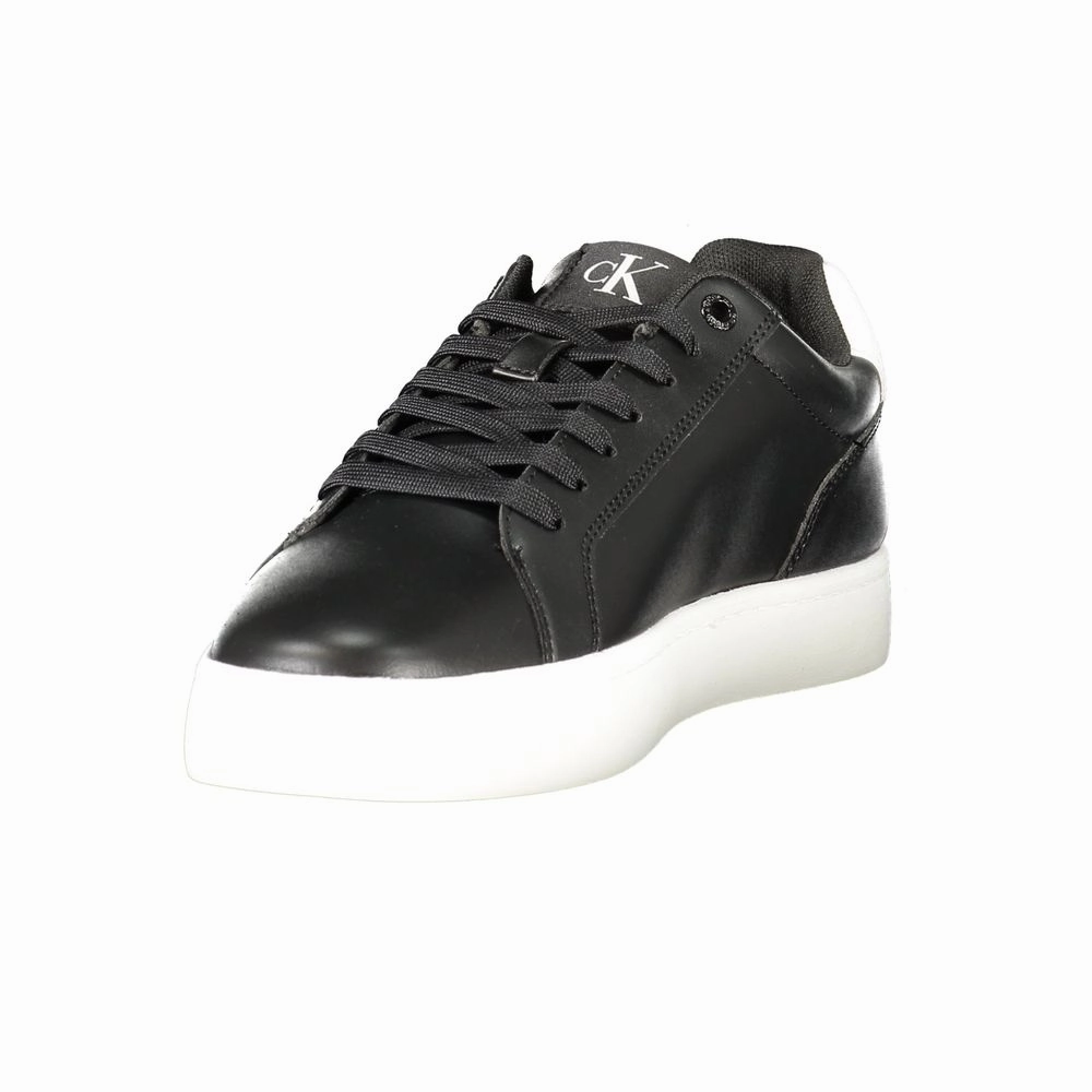 Calvin Klein Black Leather Men Sneaker Best Sneakers For New Walkers