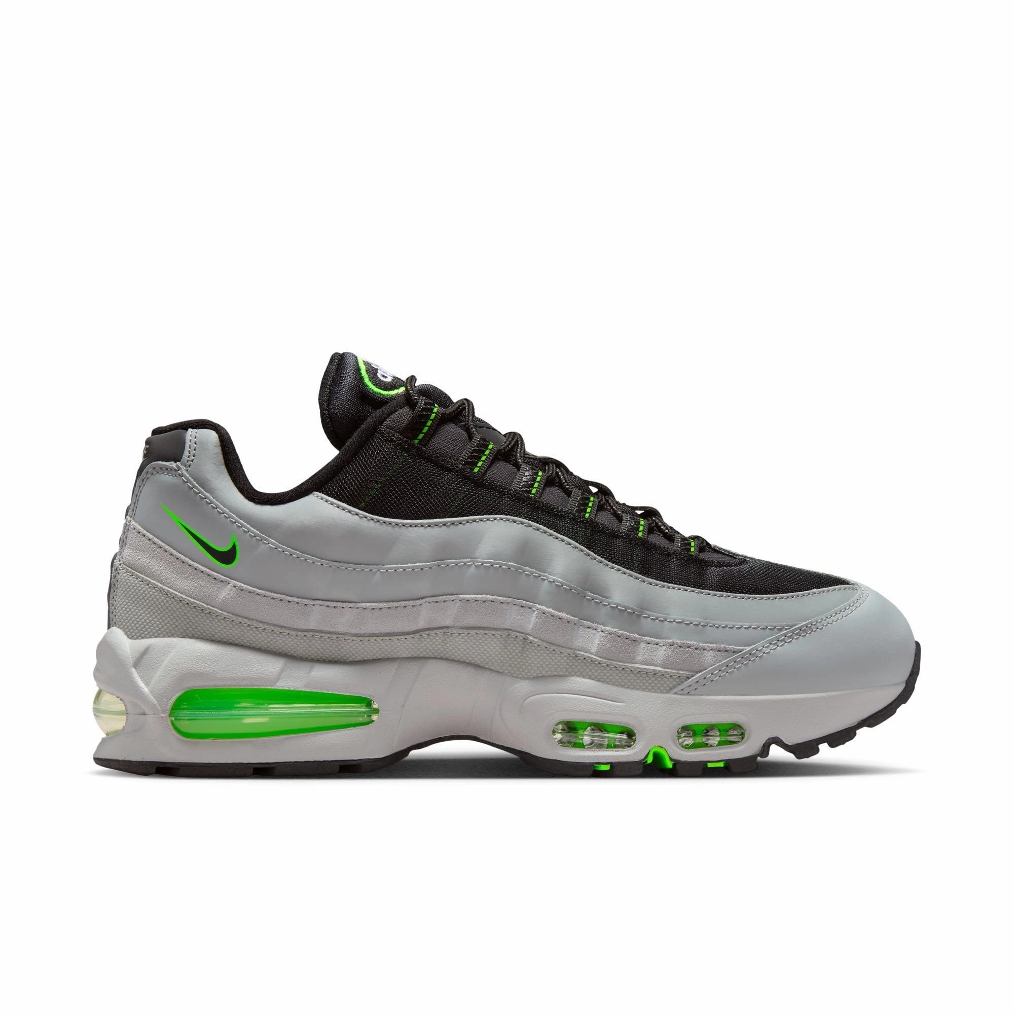 Asics Gel-dedicate Tennis Shoes Nike Air Max 95 Big Bubble Men's Shoes Color: Lt Smoke Grey/black-green Strike-white IH1228-002