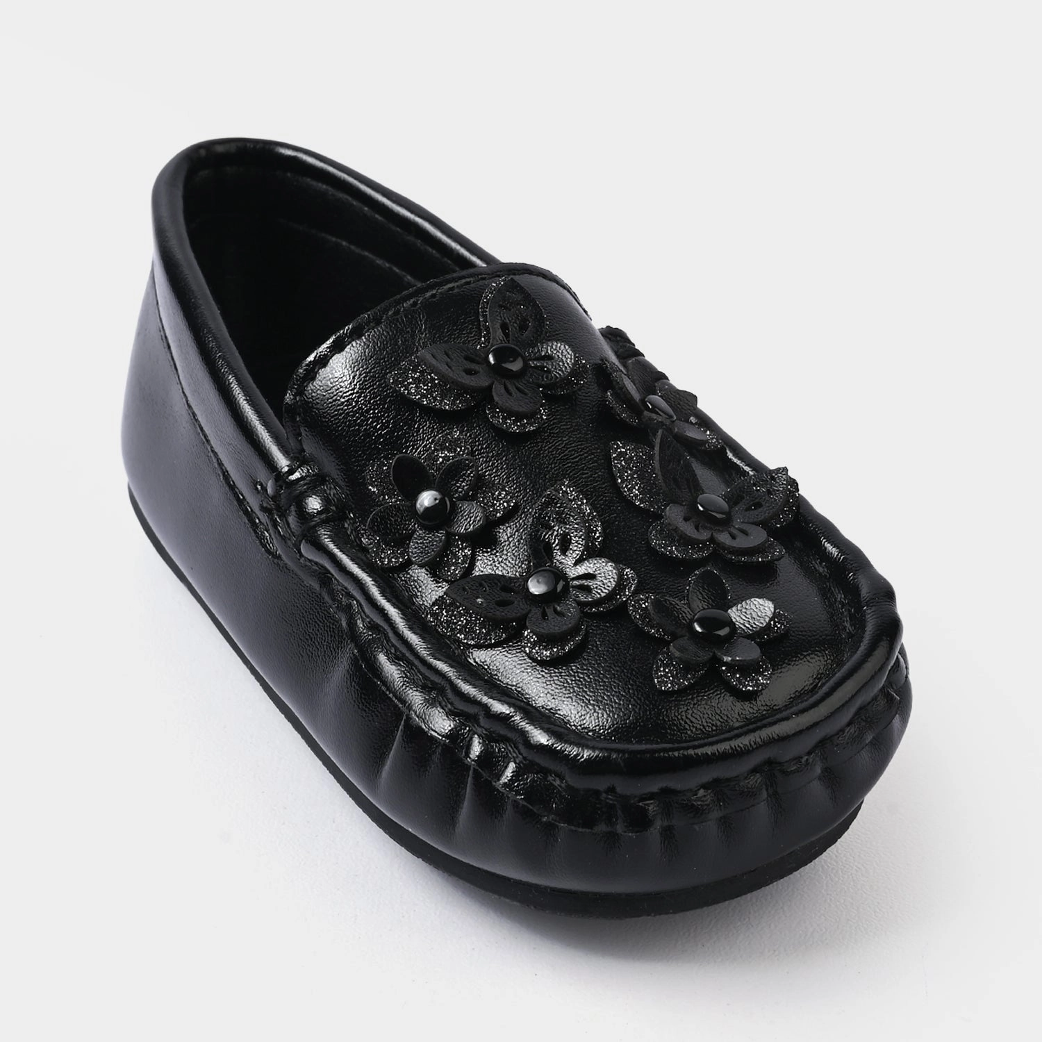 Laser Cut Loafers Girls Loafer H502-L30-BLACK