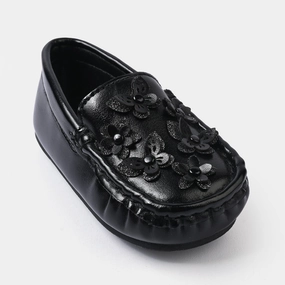Girls Loafer H502-L30-BLACK Agathea Chunky Loafers