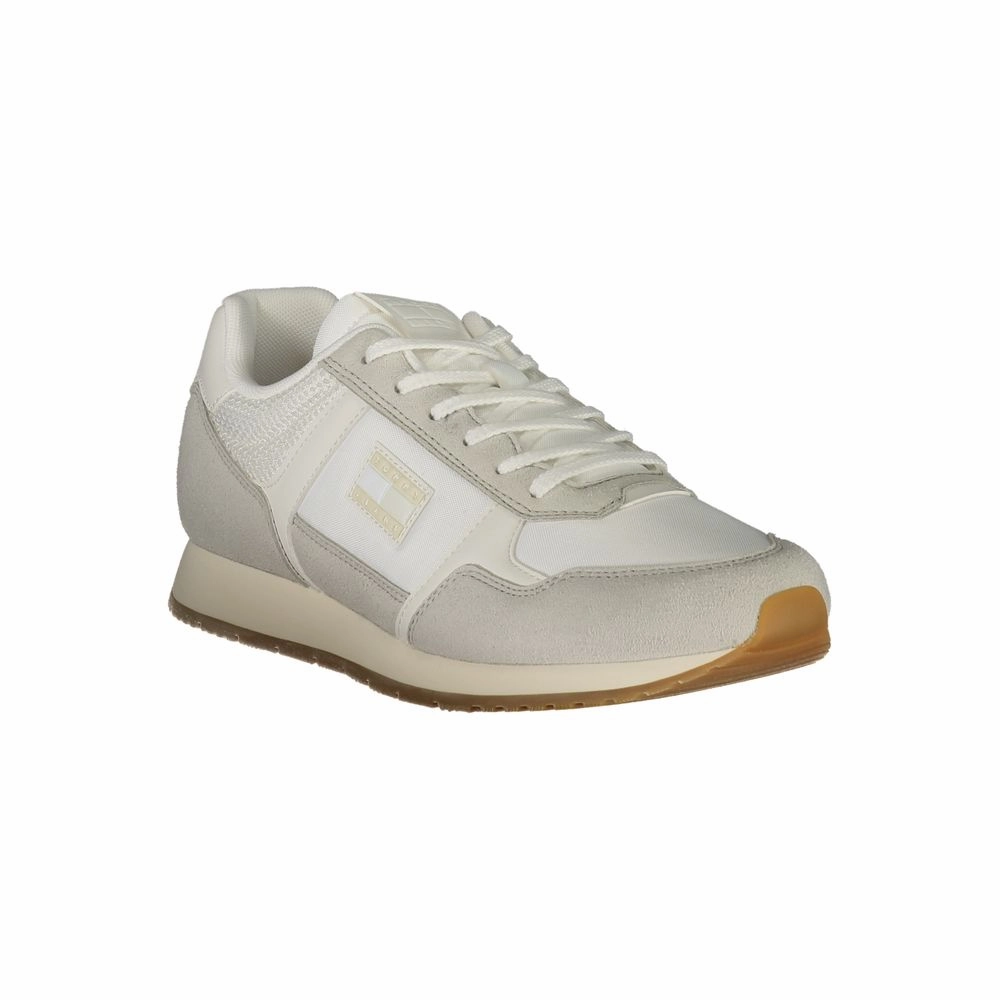 Tommy Hilfiger White Polyester Men Sneaker Ladies Sneakers