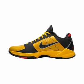 Nike Kobe 5 Protro Bruce Lee Yellow Del Sol Black Metallic Silver 2010 Asics Gel Advantage Walking Shoes