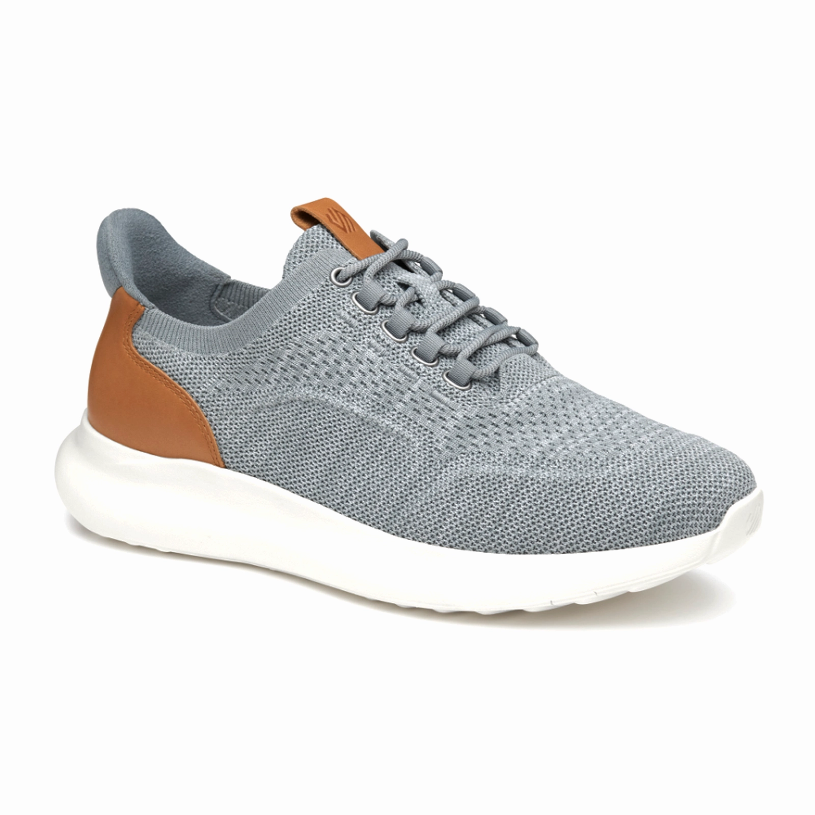 Calcetto Casual Shoes Johnston & Murphy Amherst 2.0 Knit Plain Toe Lace Up (Men) - Gray Heathered Knit