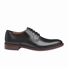 Series Es Casual Shoes Johnston & Murphy Conard 2.0 Plain Toe Oxford (Men) - Black Full Grain