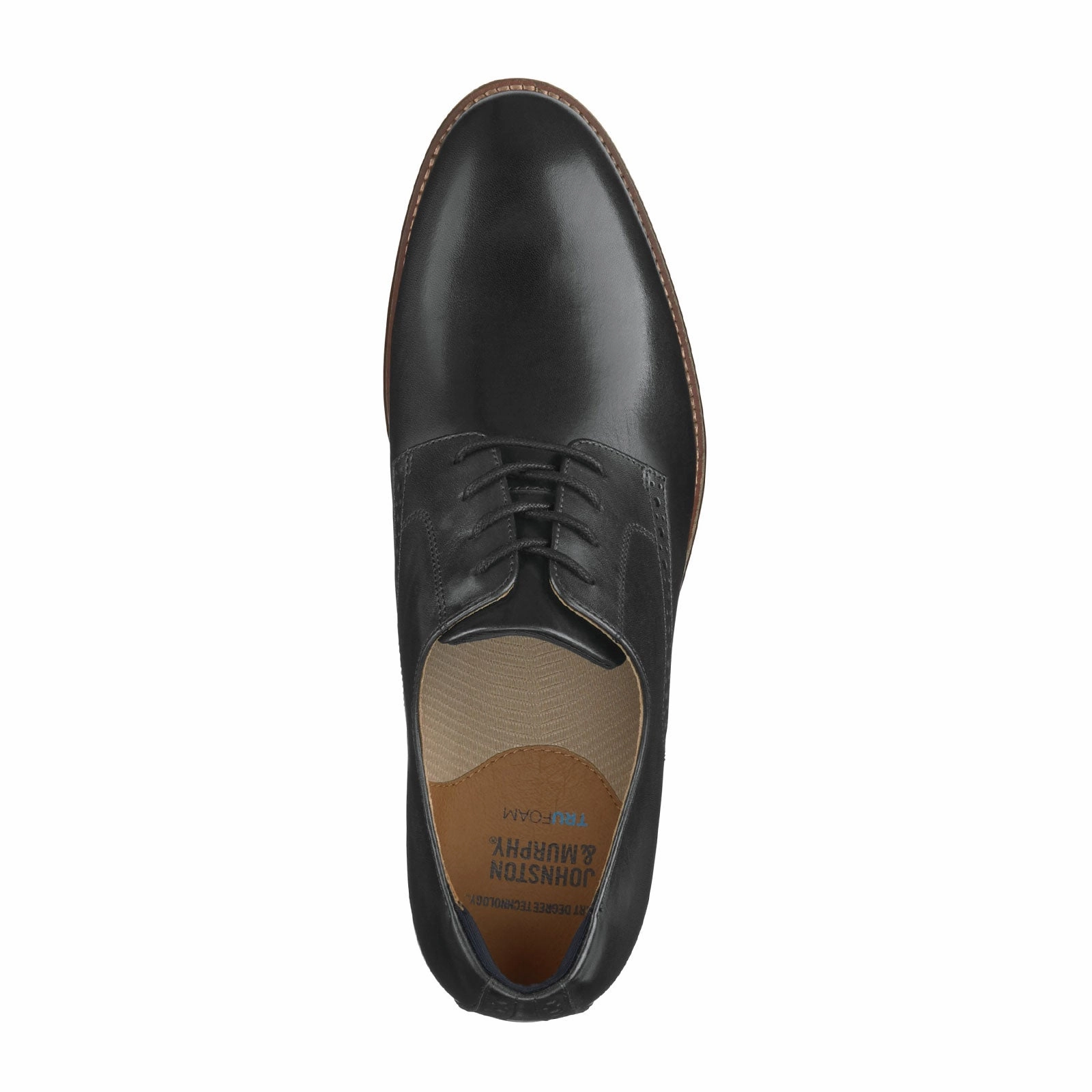 Og Casual Shoes Johnston & Murphy Conard 2.0 Plain Toe Oxford (Men) - Black Full Grain