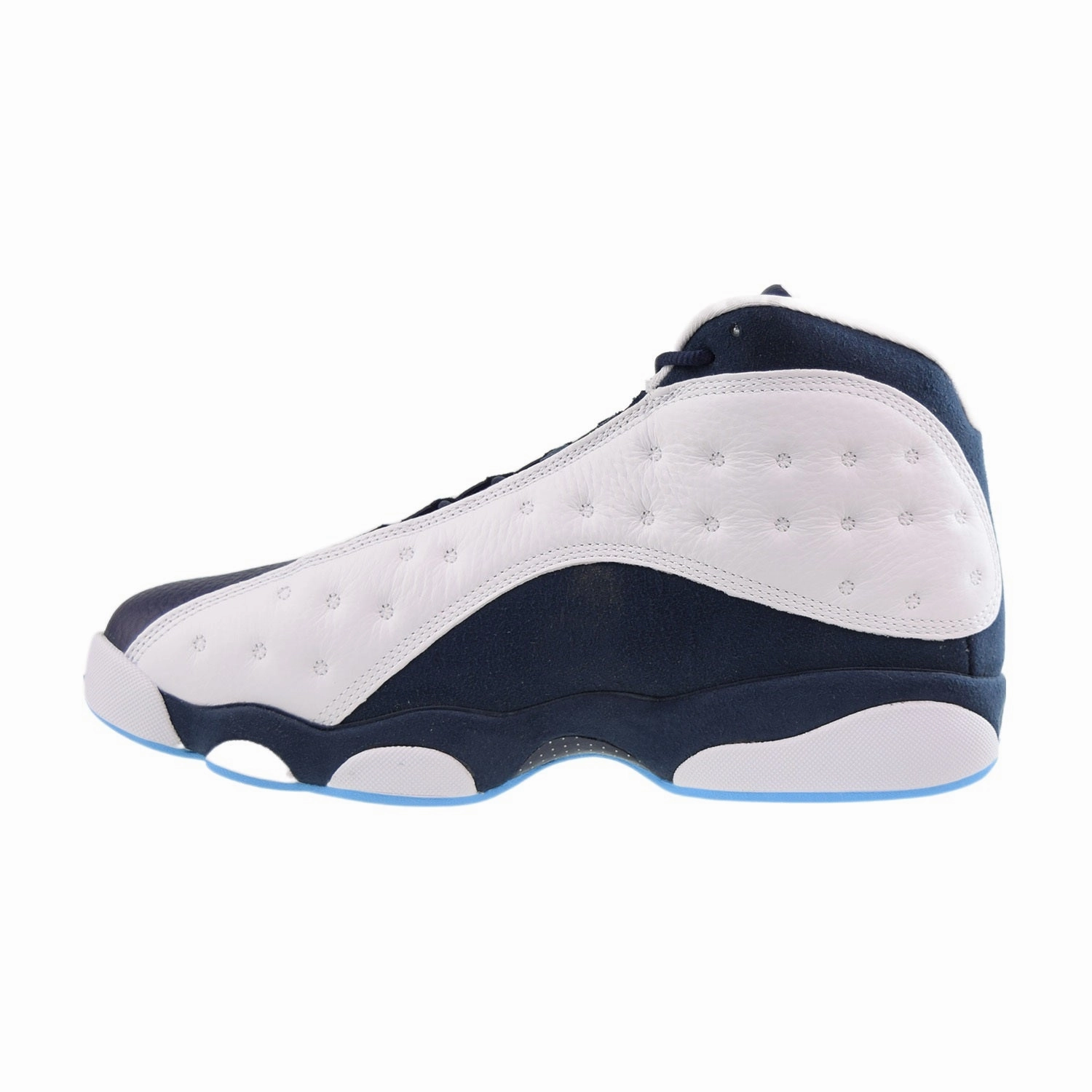 Green Casual Shoes Jordan 13 Retro Starfish Men's Shoes Obsidian-Powder Blue-White