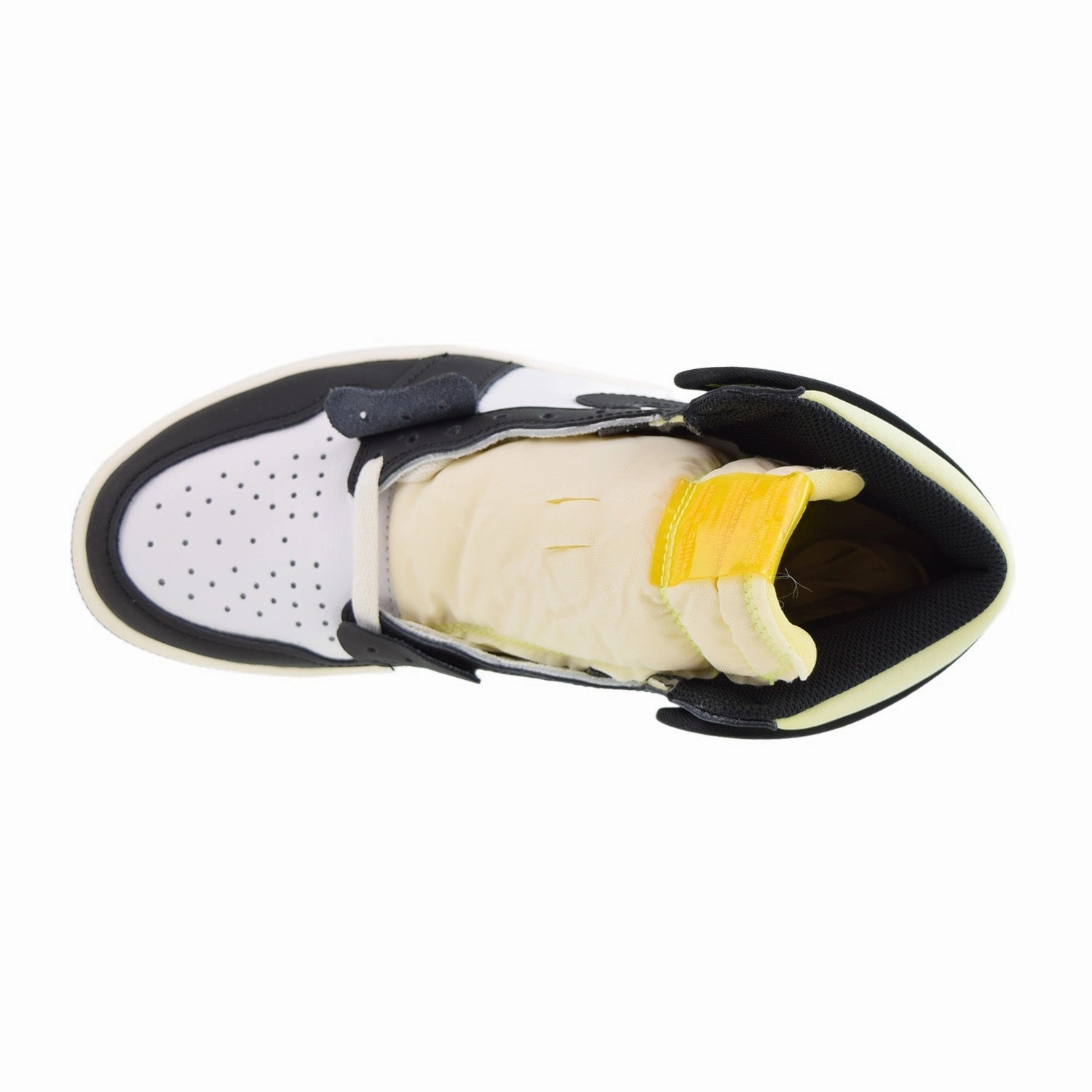 Jordan 1 Retro High Men's Shoes White-Black Volt-University Gold Cole Haan Casual Dress Shoes