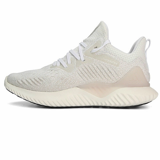 Original Authentic Adidas Alphabounce Beyond Women's Running Shoes Outdoor Sneakers Breathable Athletic Designer 2019 New B76048 Good Running Shoes For Underpronation