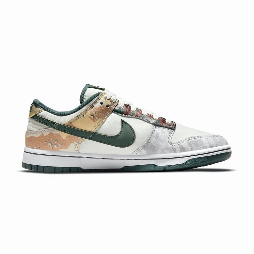 Nike Dunk Low Sail Multi-Camo Brands Like Asics