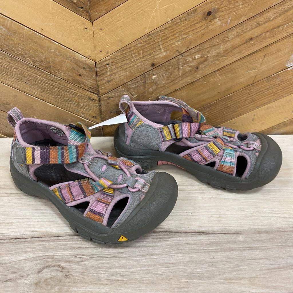 Keen - Children's Sandals - MSRP $: Grey/Pink/Multi-children-11T Bike Sandals