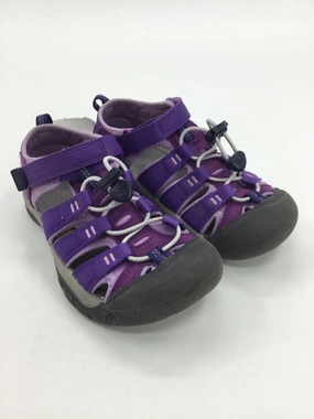 Slim Square Solid Flip Flops Keen Child Size 2 Youth Purple Sandals/Flip Flops