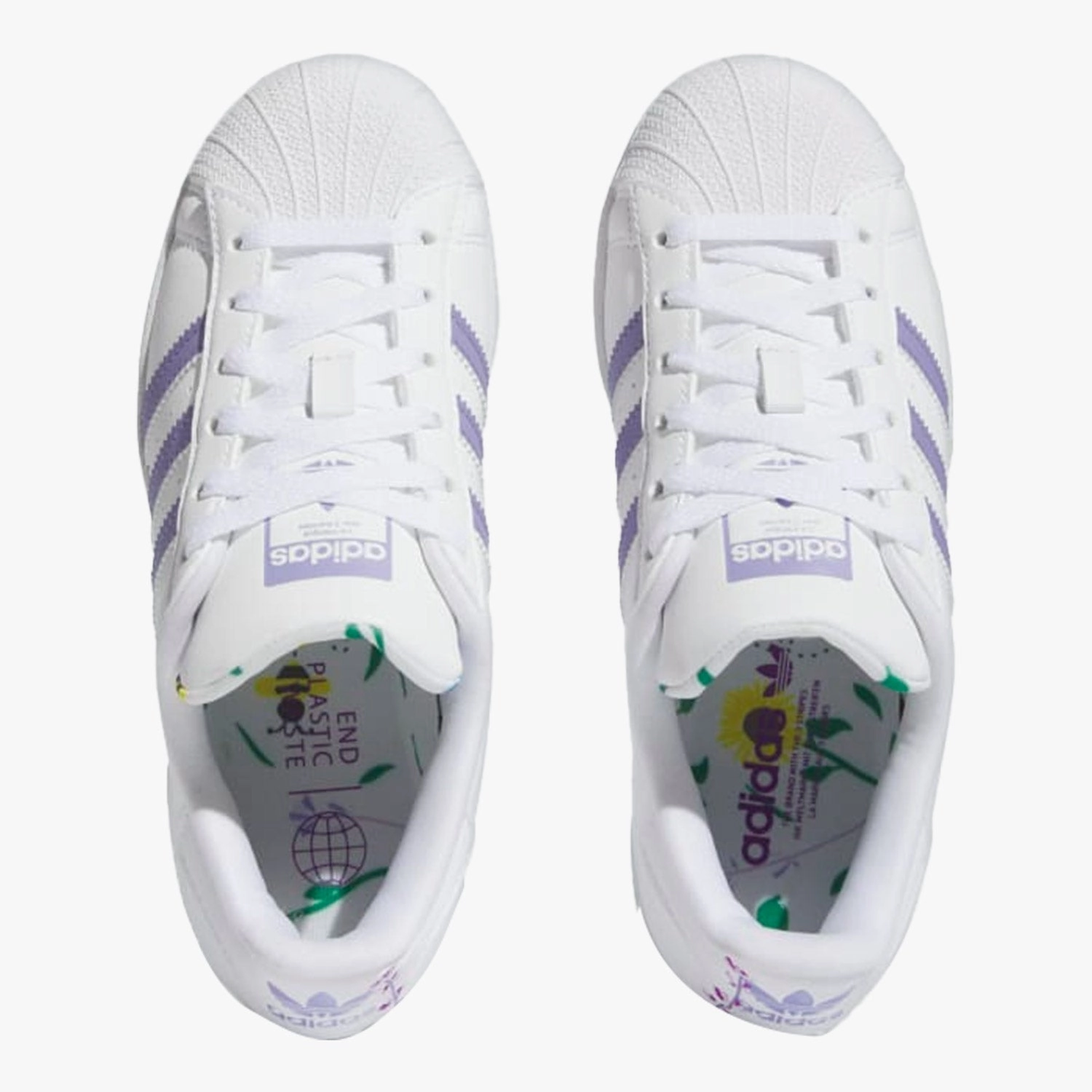 Kid's Originals Superstar "Save The Bees" Grade School Adidas Shoe Recycling