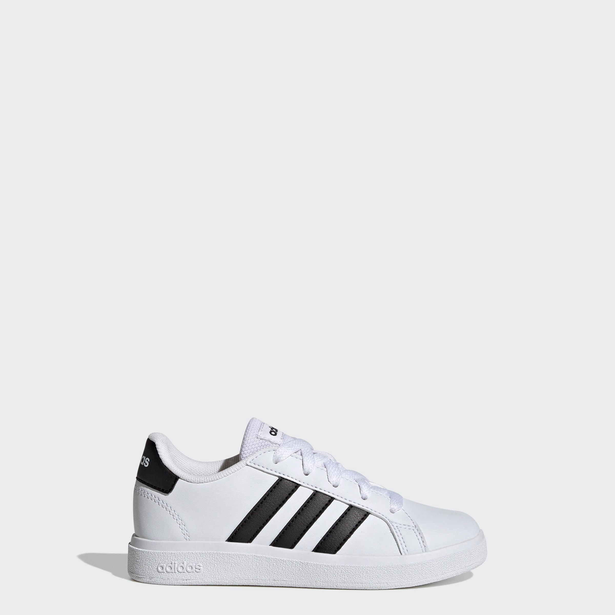 Kids' adidas Grand Court Lifestyle Tennis Lace-Up Shoes