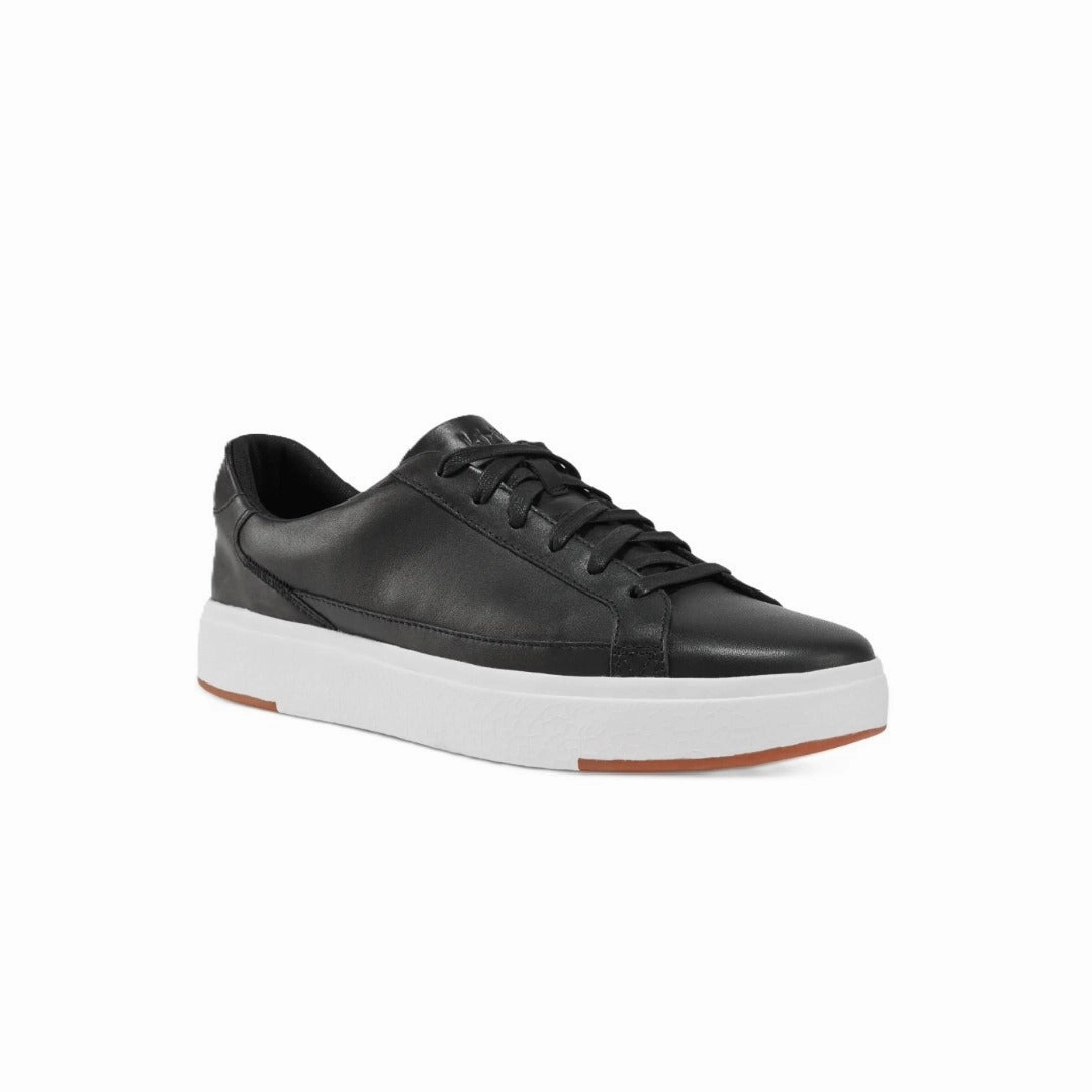 Kizik Vegas Black / White Hands-Free Leather Unisex Sneakers Booker Sneakers