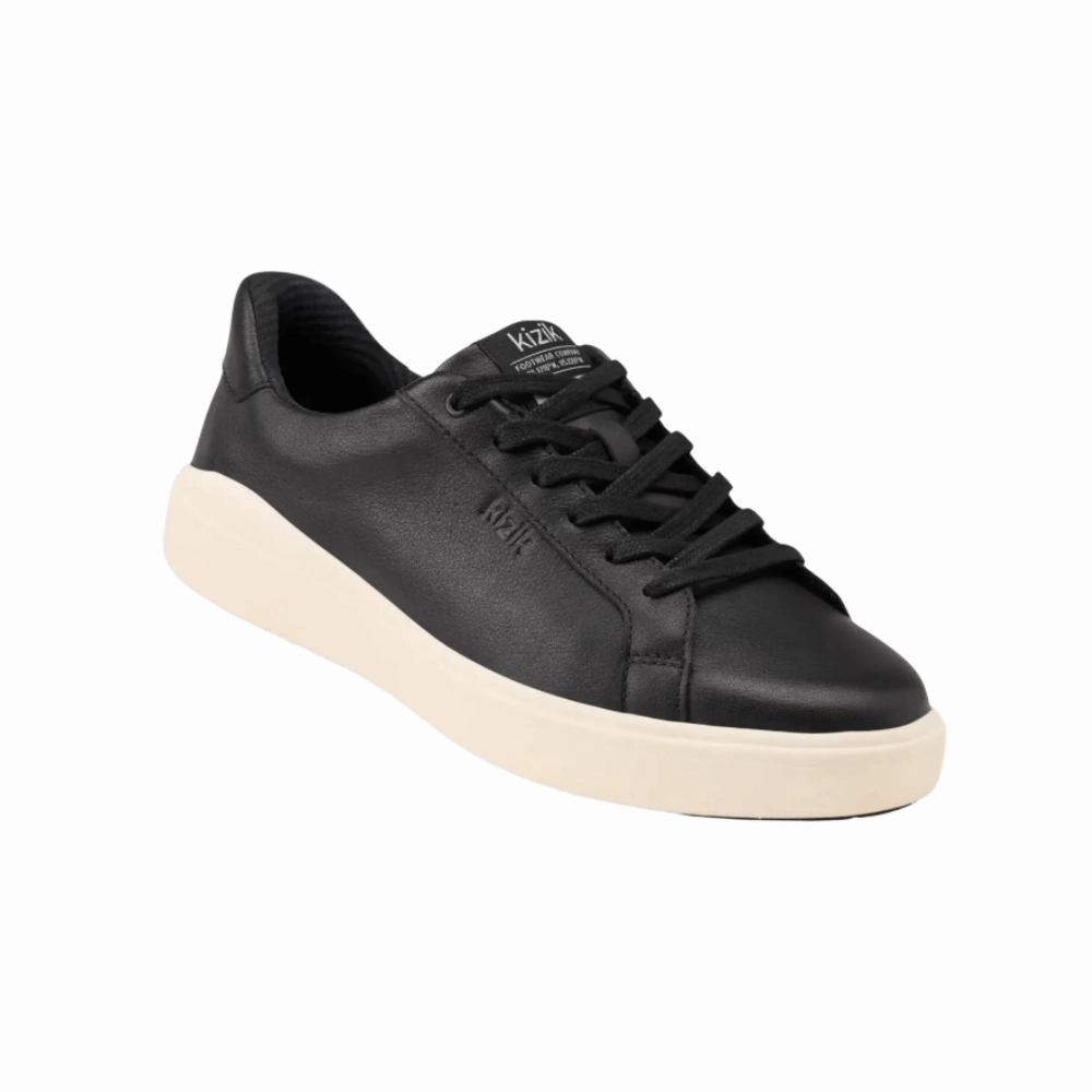 Common Project Sneakers Kizik Womens Vegas 2  Hands-Free Leather Sneakers - Black Pristine