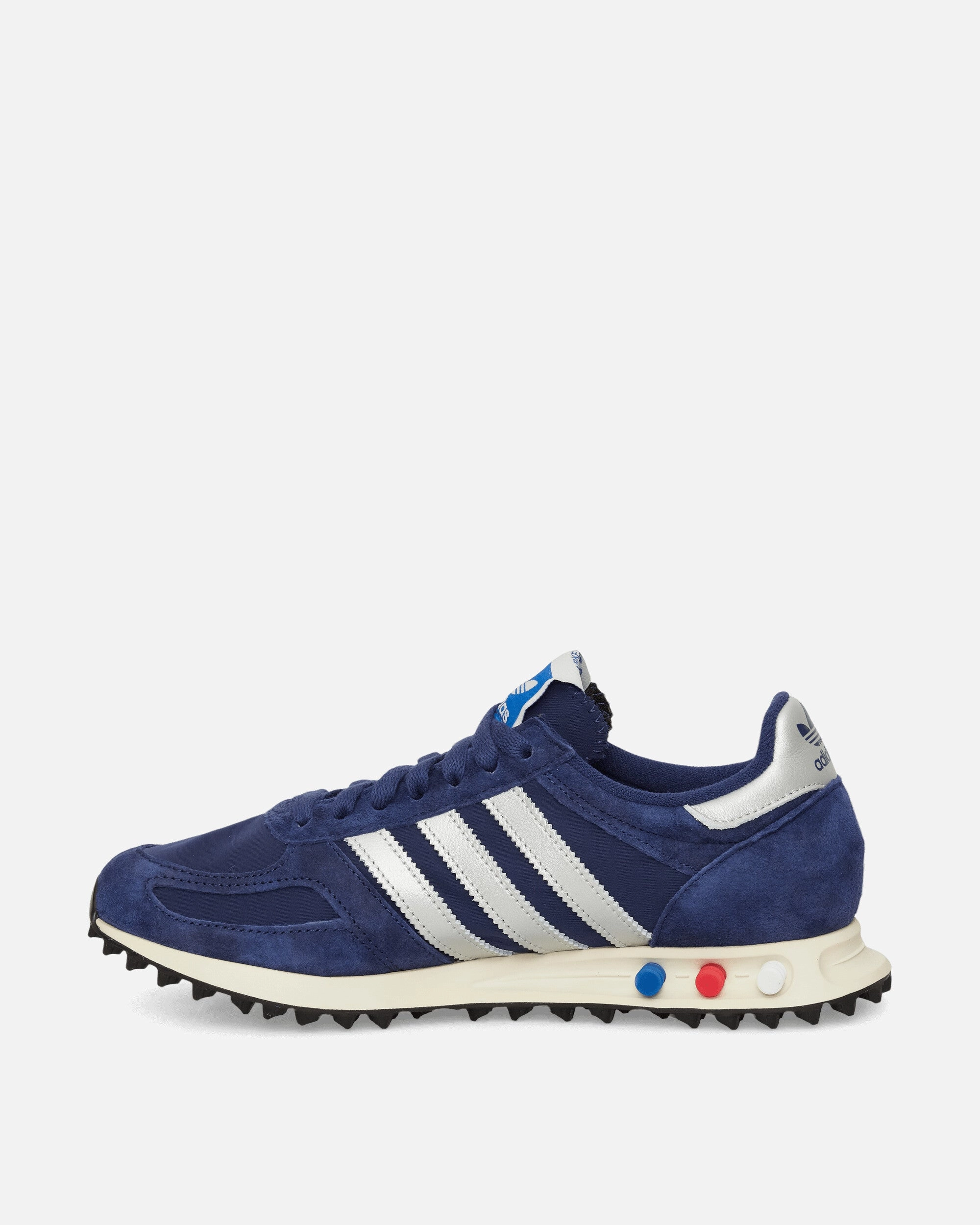 LA Trainer OG Sneakers Dark Blue / Silver Metallic / Off White Adidas Cloudfoam Pure 2.0 Running Shoe