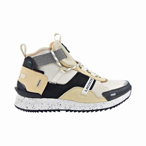 Lacoste Run Breaker 222 8 SMA Outdoor Men's Shoes Black-Off White Dillards Casual Shoes